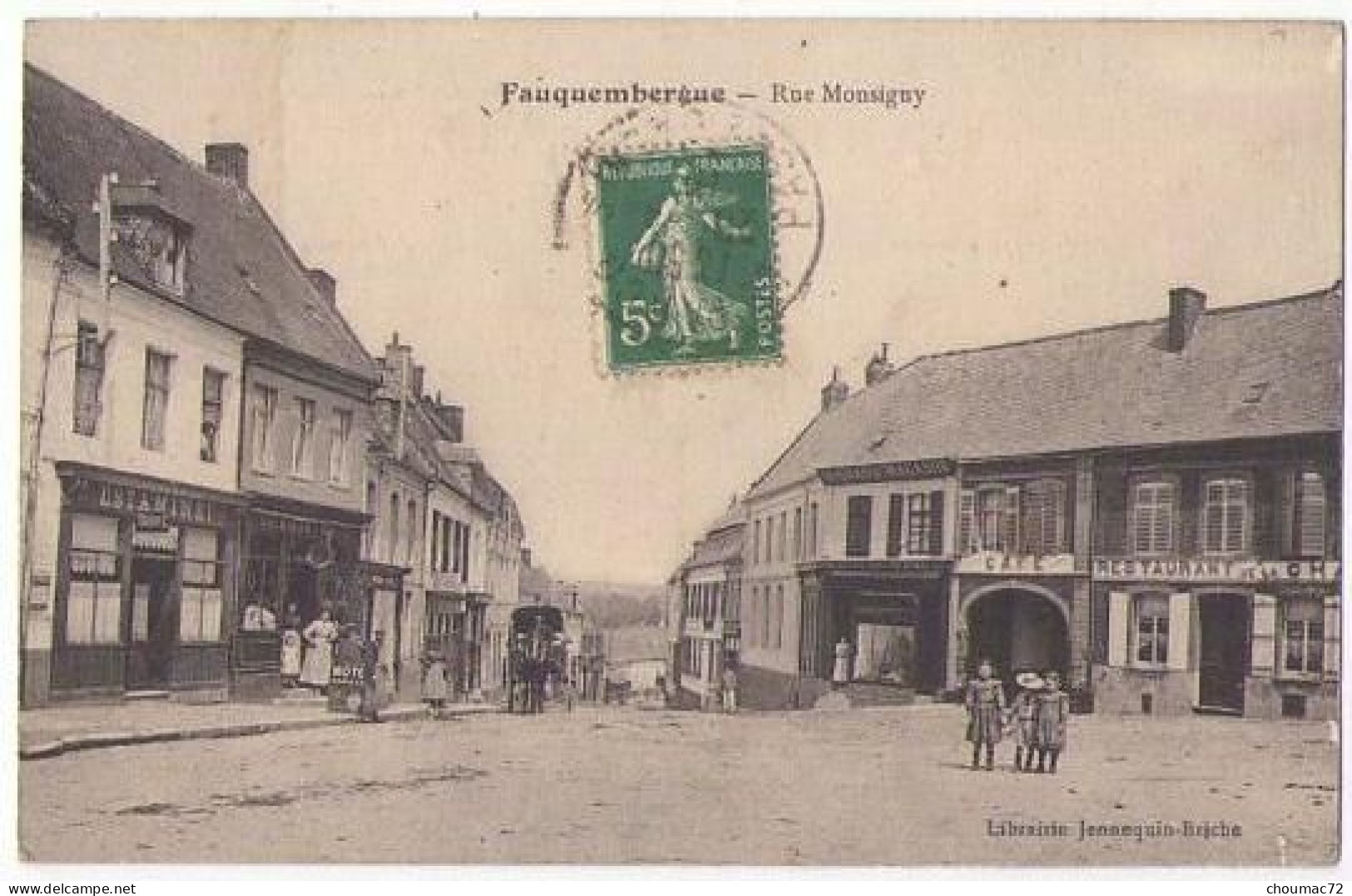 (62) 288, Fauquembergue, Jennequin Briche, Rue Monsigny - Fauquembergues