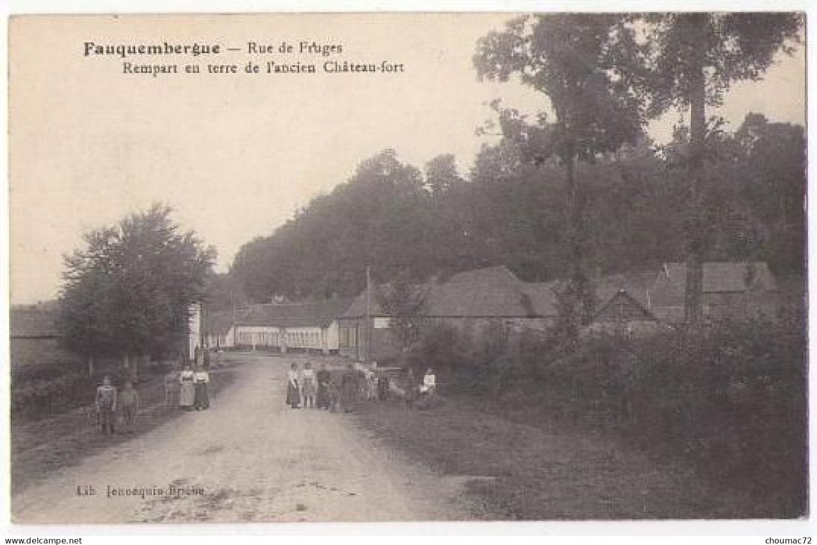 (62) 287, Fauquembergue, Jennequin Briche, Rue De Fruges, Rempart En Terre De L'ancien Chateau Fort - Fauquembergues