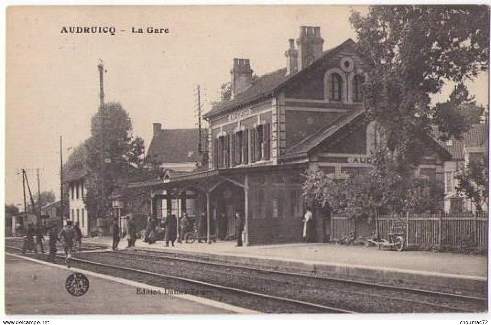 (62) 116, Audruicq, Damez Tétart, La Gare - Audruicq