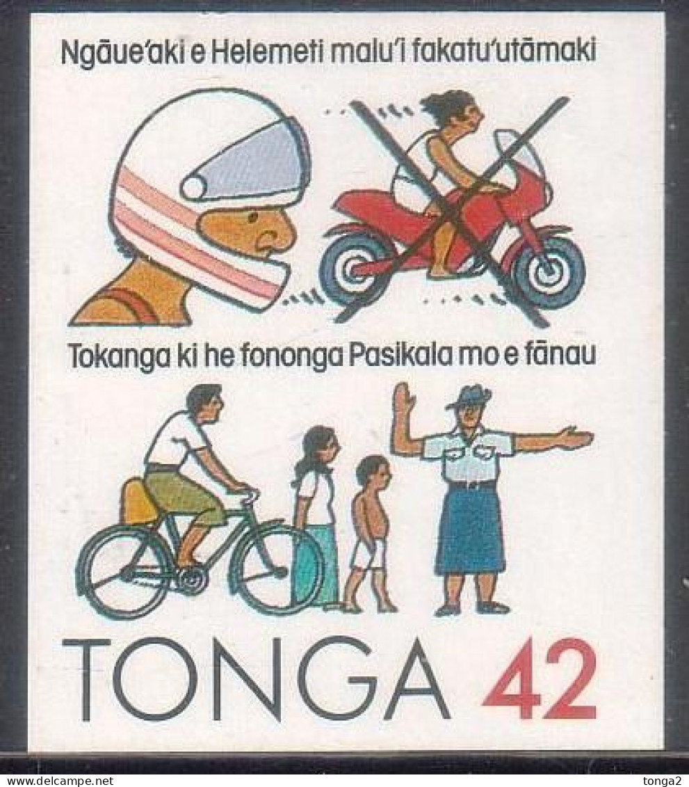 Tonga 1991 Imperf Plate Proof Showing Police Directing Traffic - Read Description - Police - Gendarmerie