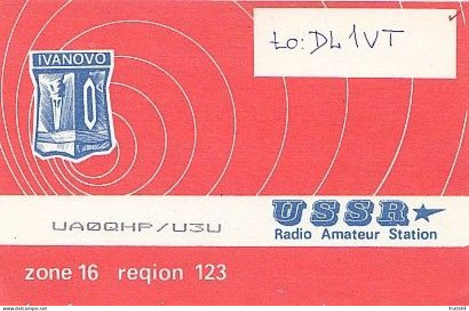 AK 183529 QSL - USSR - Radio Amateur