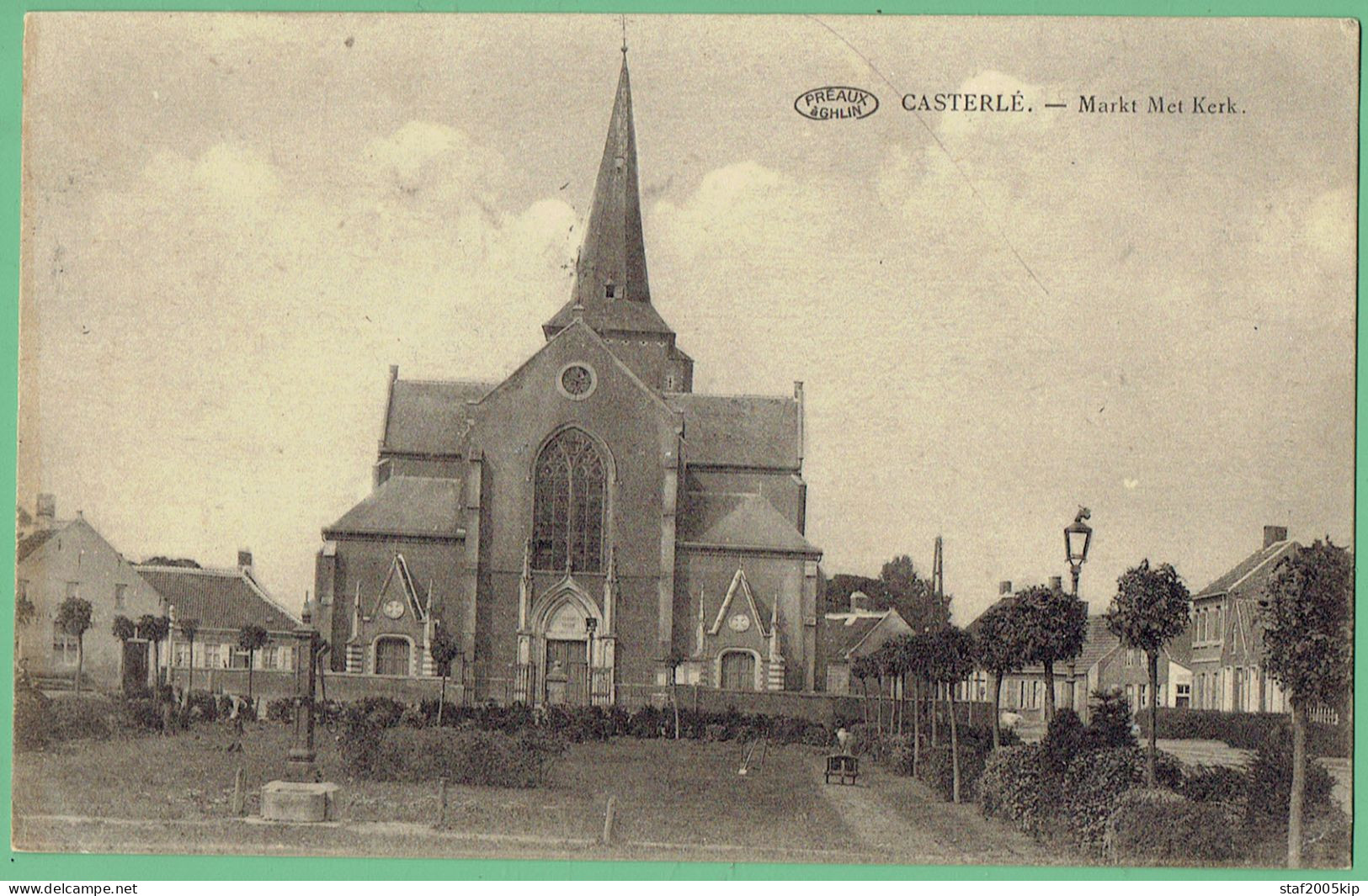 Kasterlee - Markt Met Kerk - Casterlé - Foto J. Meuleman Rethy - 1922 - Kasterlee