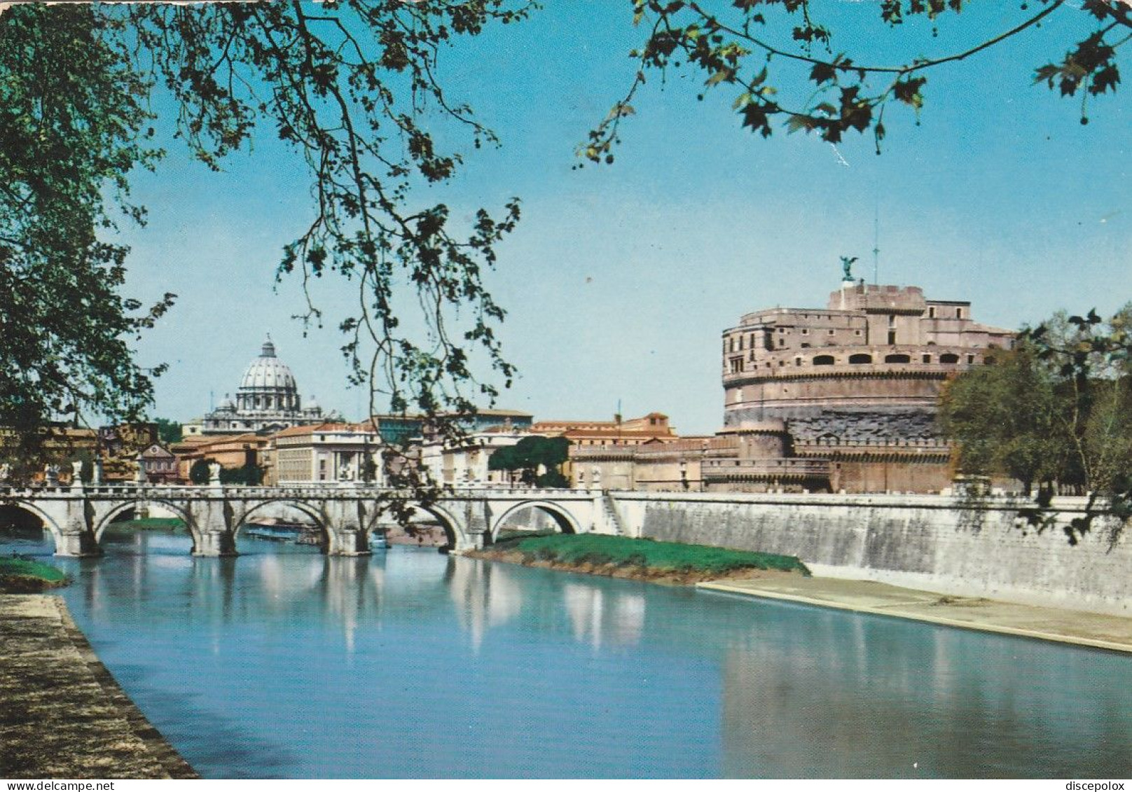 N3956 Roma - Castel Sant'Angelo E Basilica Di San Pietro / Viaggiata 1976 - Castel Sant'Angelo