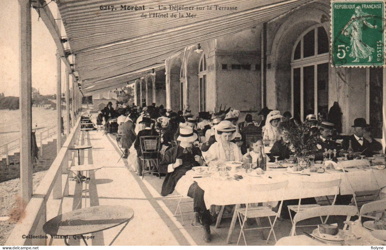 Morgat - Un Déjeuner Sur La Terrasse De L'hôtel De La Mer - Restaurant - Morgat