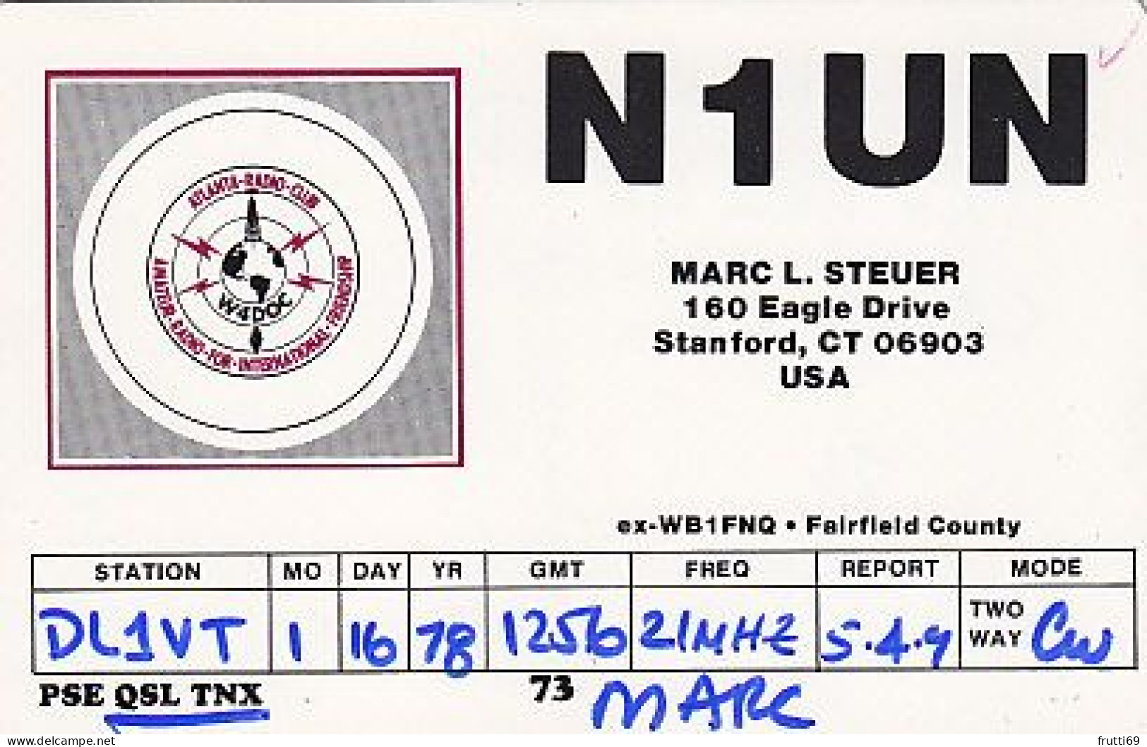 AK 183594 USA - CT - Stanford - Radio Amateur