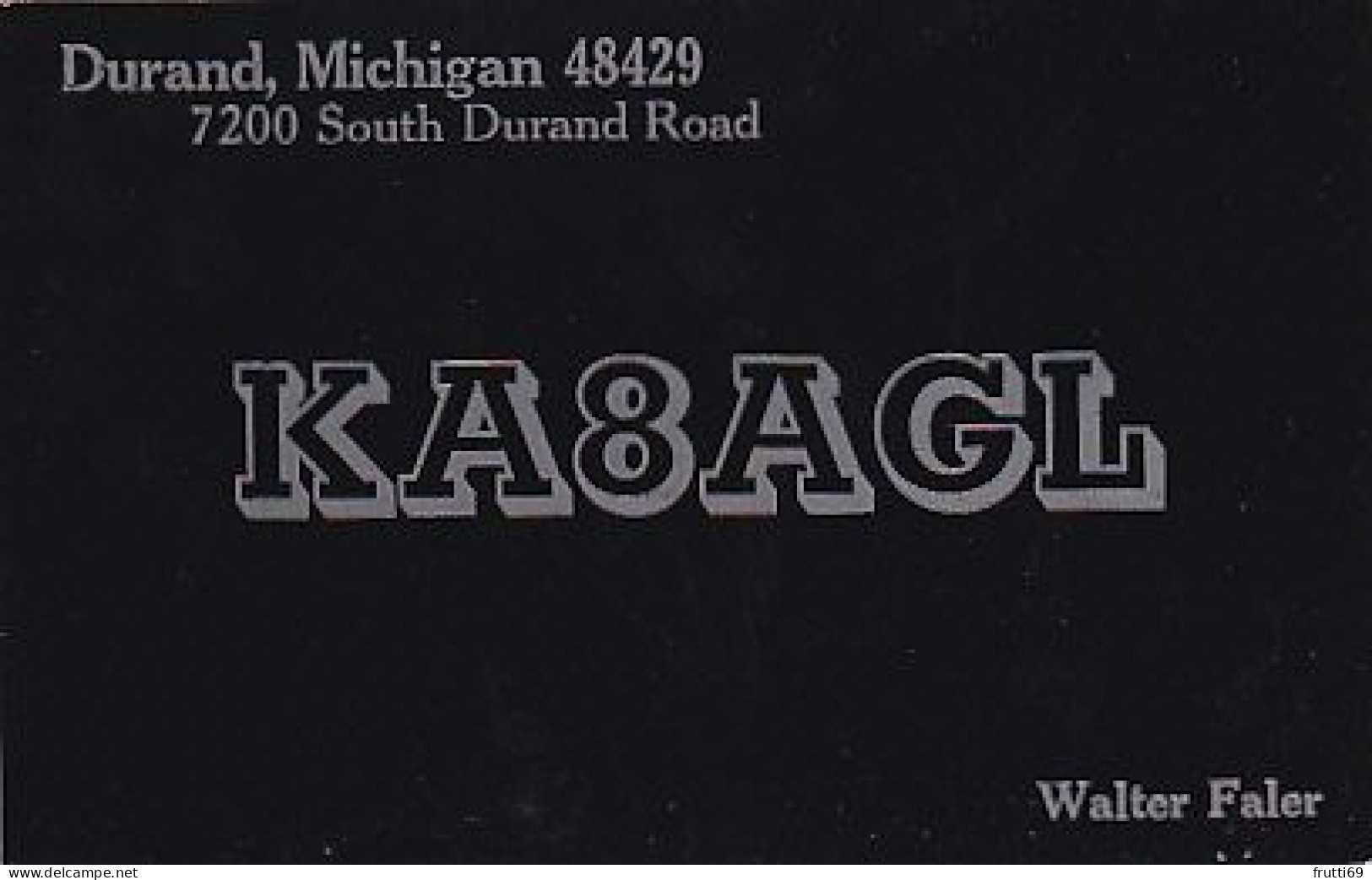 AK 183597 USA - Michigan - Durand - Radio Amateur