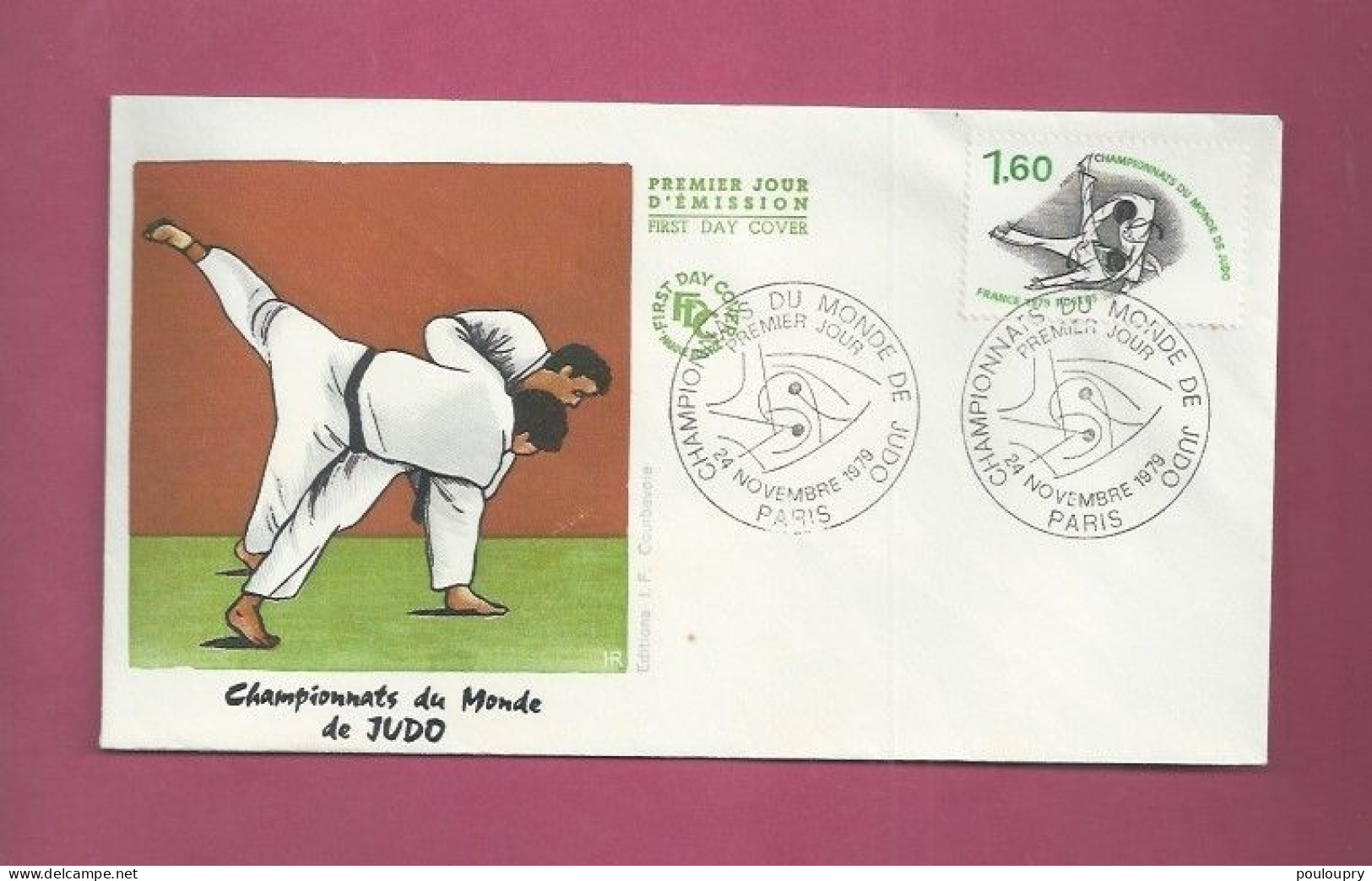 France - FDC YT N° 2069 - Championnats Du Monde - Judo