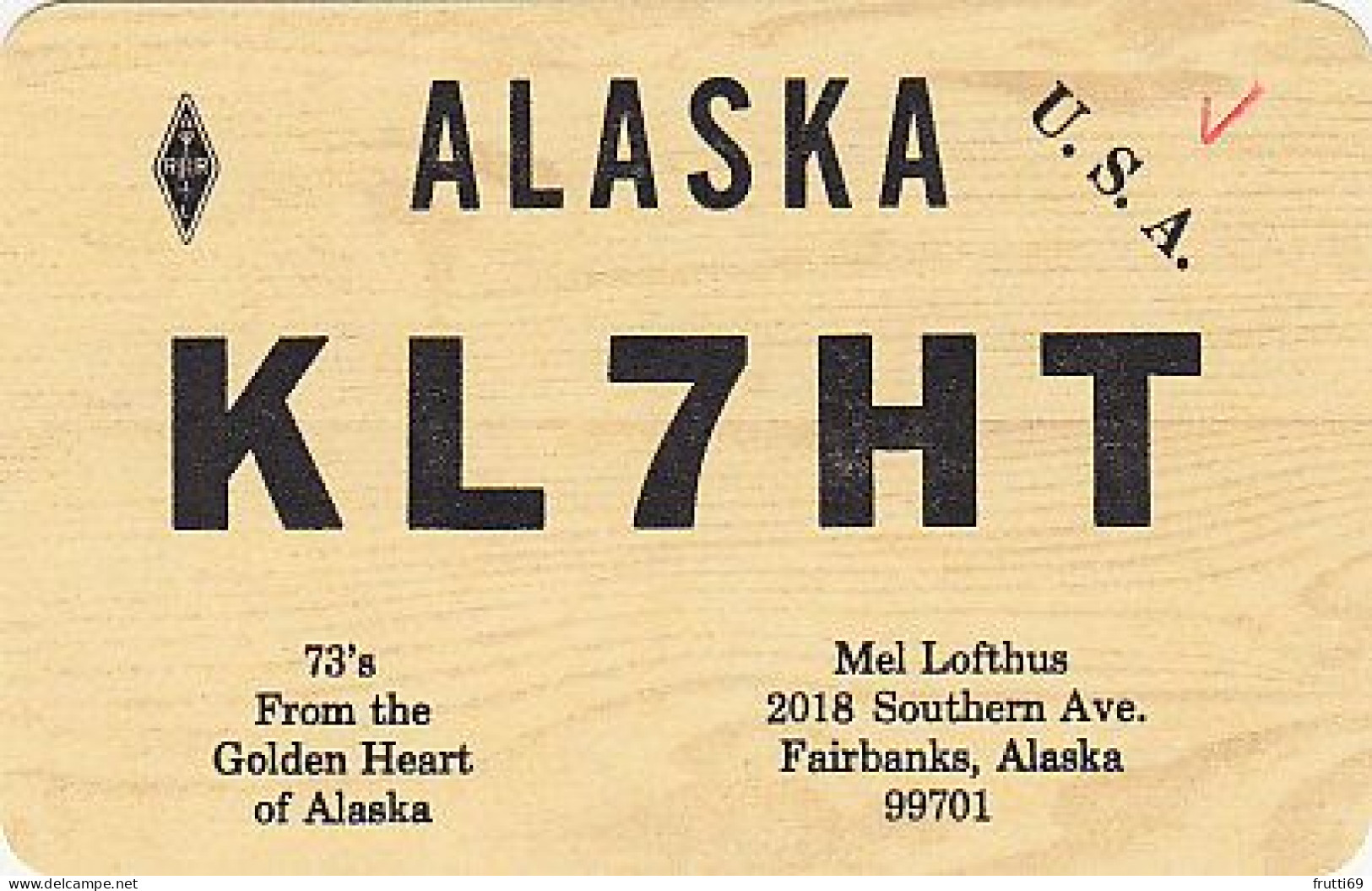 AK 183633 USA - Alaska - Fairbanks - Radio Amateur