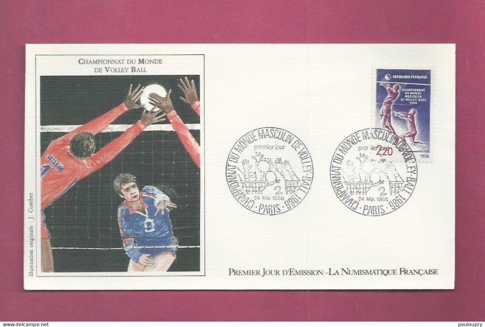 France - FDC YT N° 2420 - Volleyball