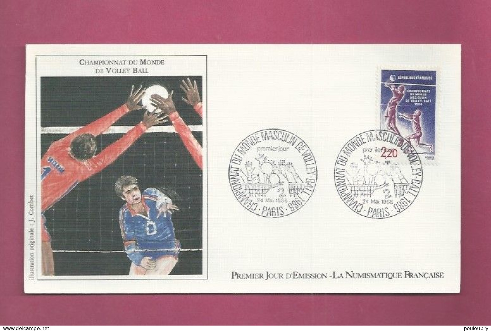 France - FDC YT N° 2420 - Volley-Ball