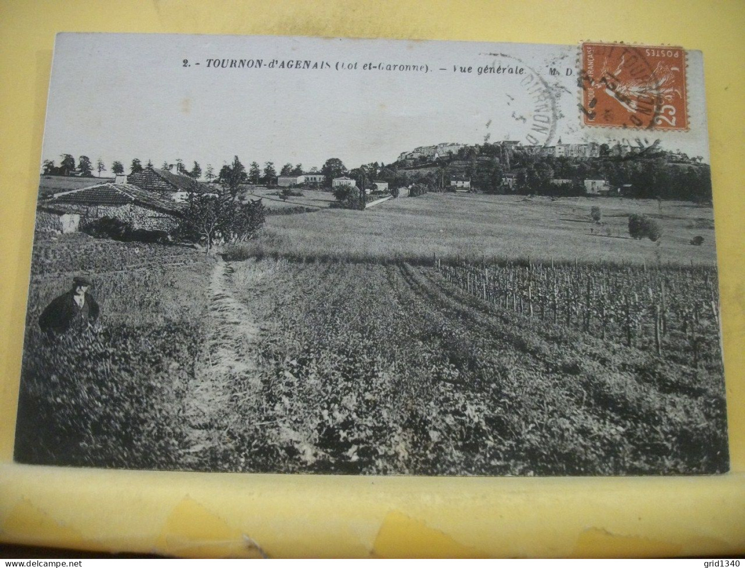 47 7264 CPA 1934 - AUTRE VUE DIFFERENTE N° 2 - 47 TOURNON D'AGENAIS -- VUE GENERALE - ANIMATION - Tournon D'Agenais