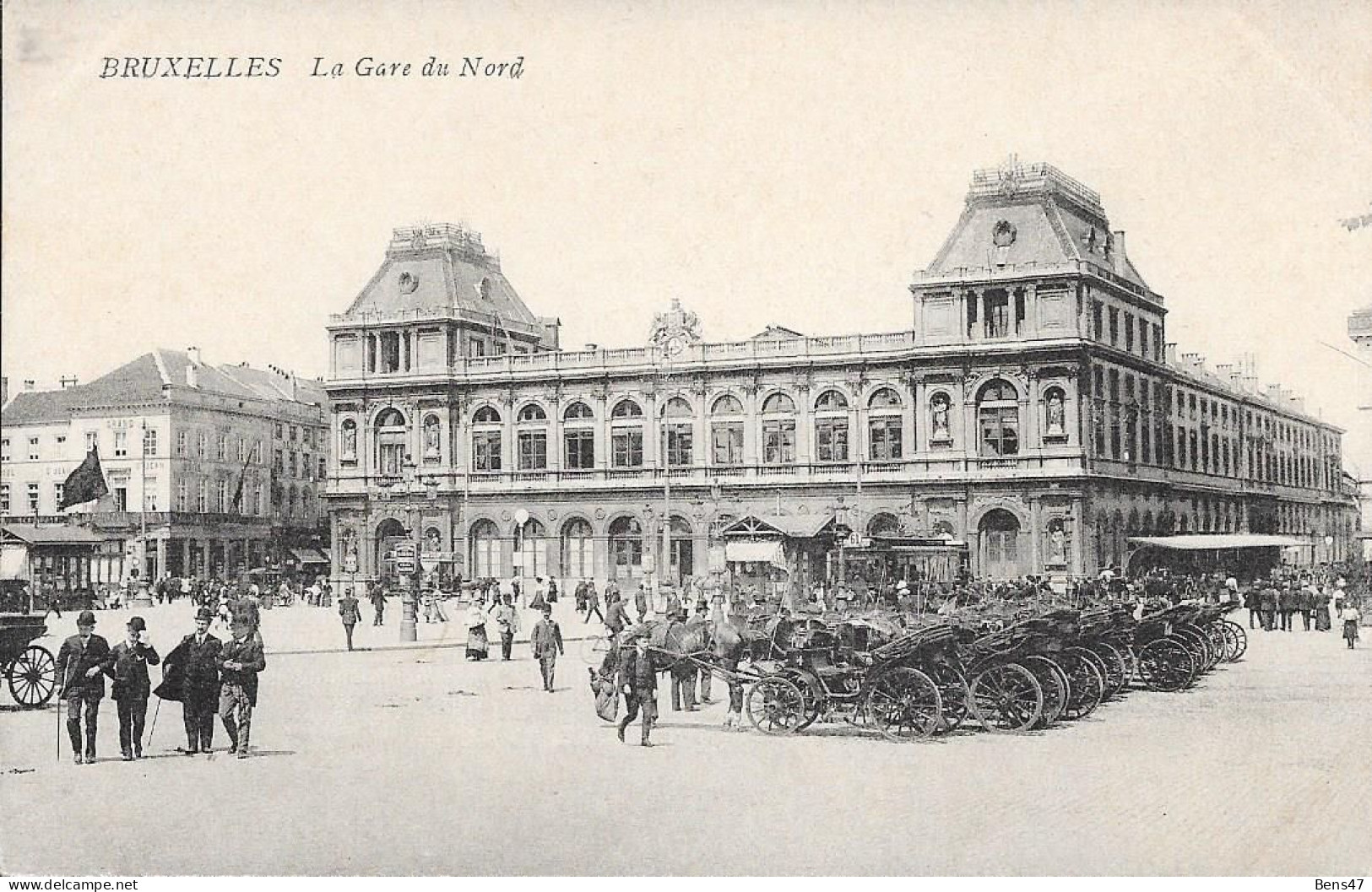 Bruxelles La Gare Du Nord   -pas Envoyé - Cercanías, Ferrocarril