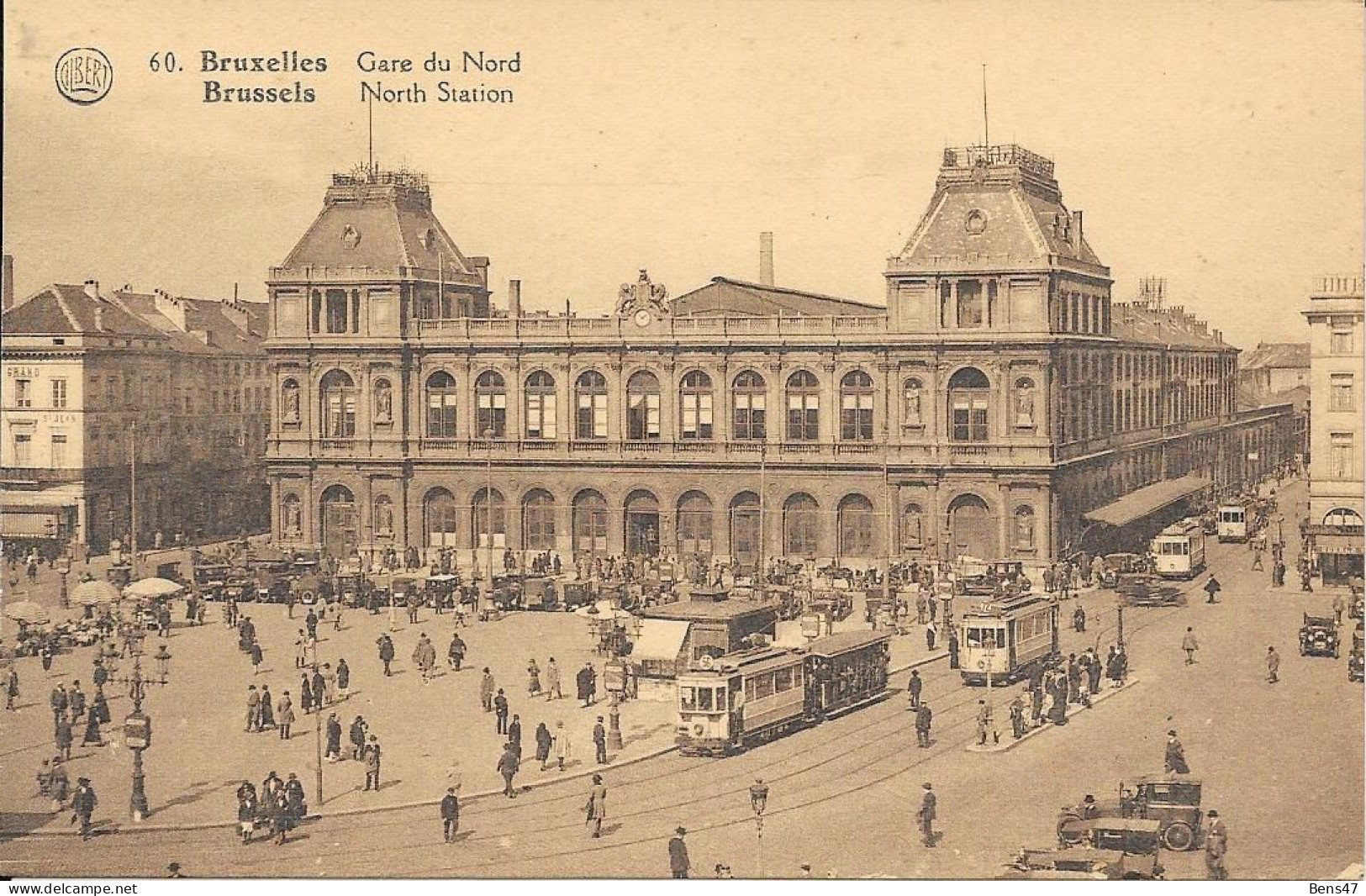 Bruxelles La Gare Du Nord   -pas Envoyé - Chemins De Fer, Gares