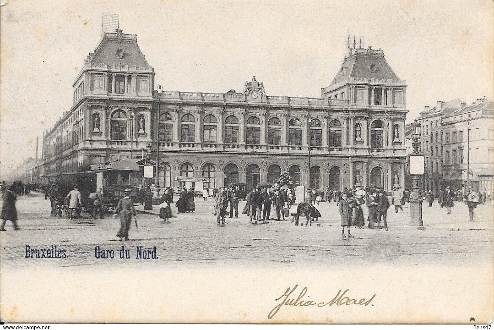 Bruxelles La Gare Du Nord   - Envoyé - Schienenverkehr - Bahnhöfe