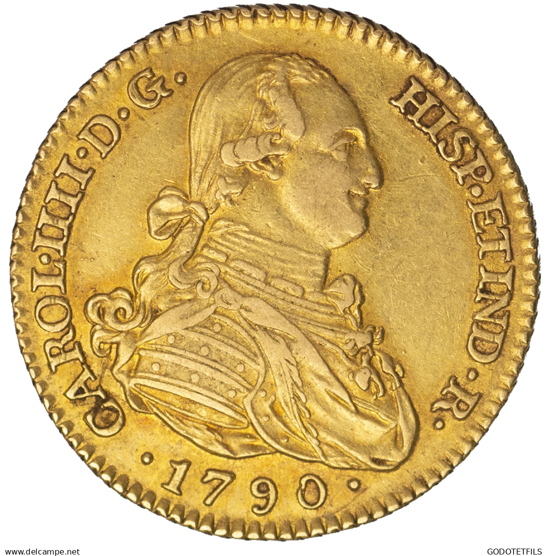 Charles IV-2 Escudos 1790 Madrid - Colecciones