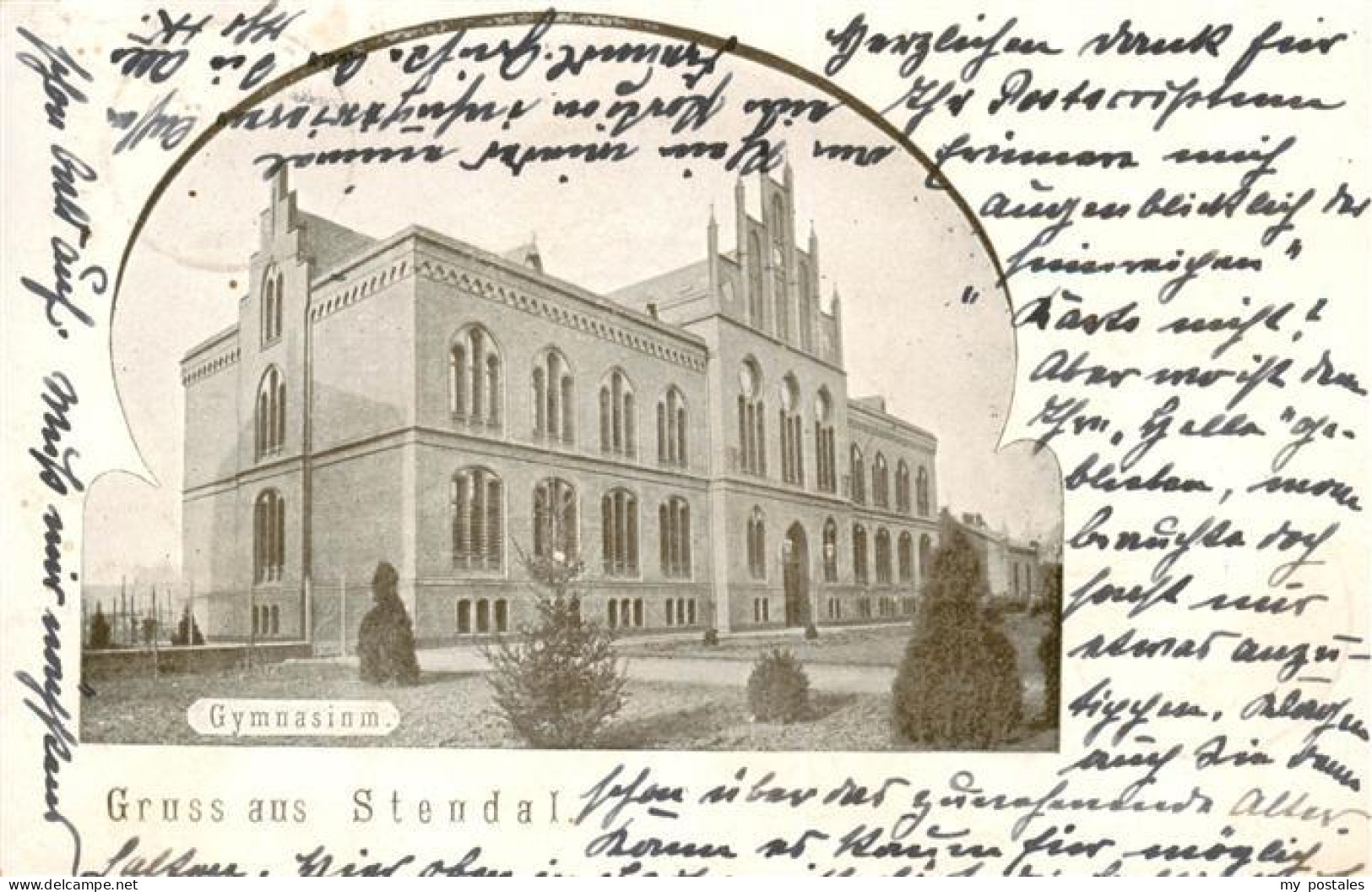 73939939 Stendal__Sachsen-Anhalt Gymnasium Deutsche Reichspost - Stendal