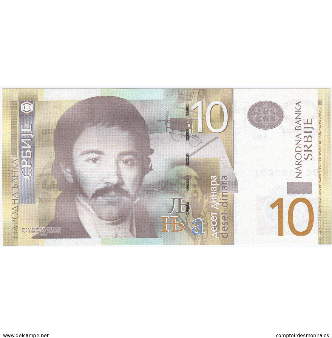 Billet, Serbie, 10 Dinara, 2013, NEUF - Servië