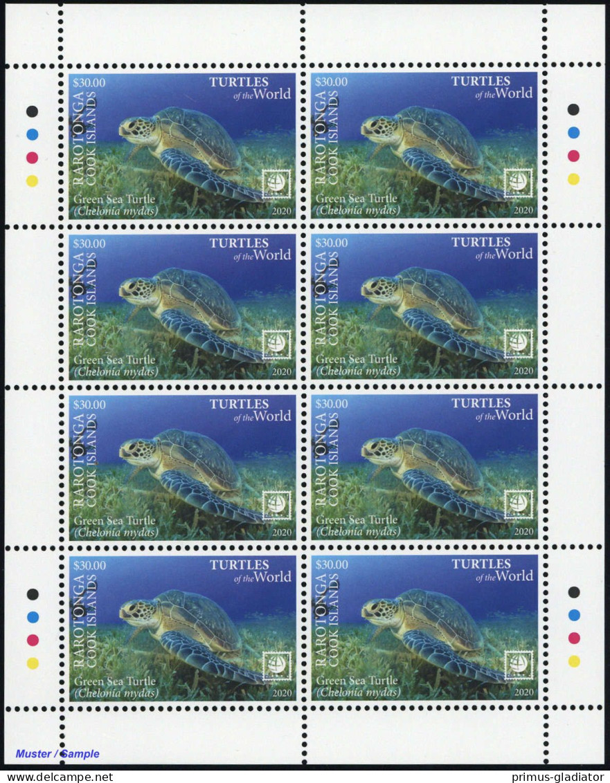 2020, Rarotonga, 120-27 A KB, ** - Sonstige - Ozeanien