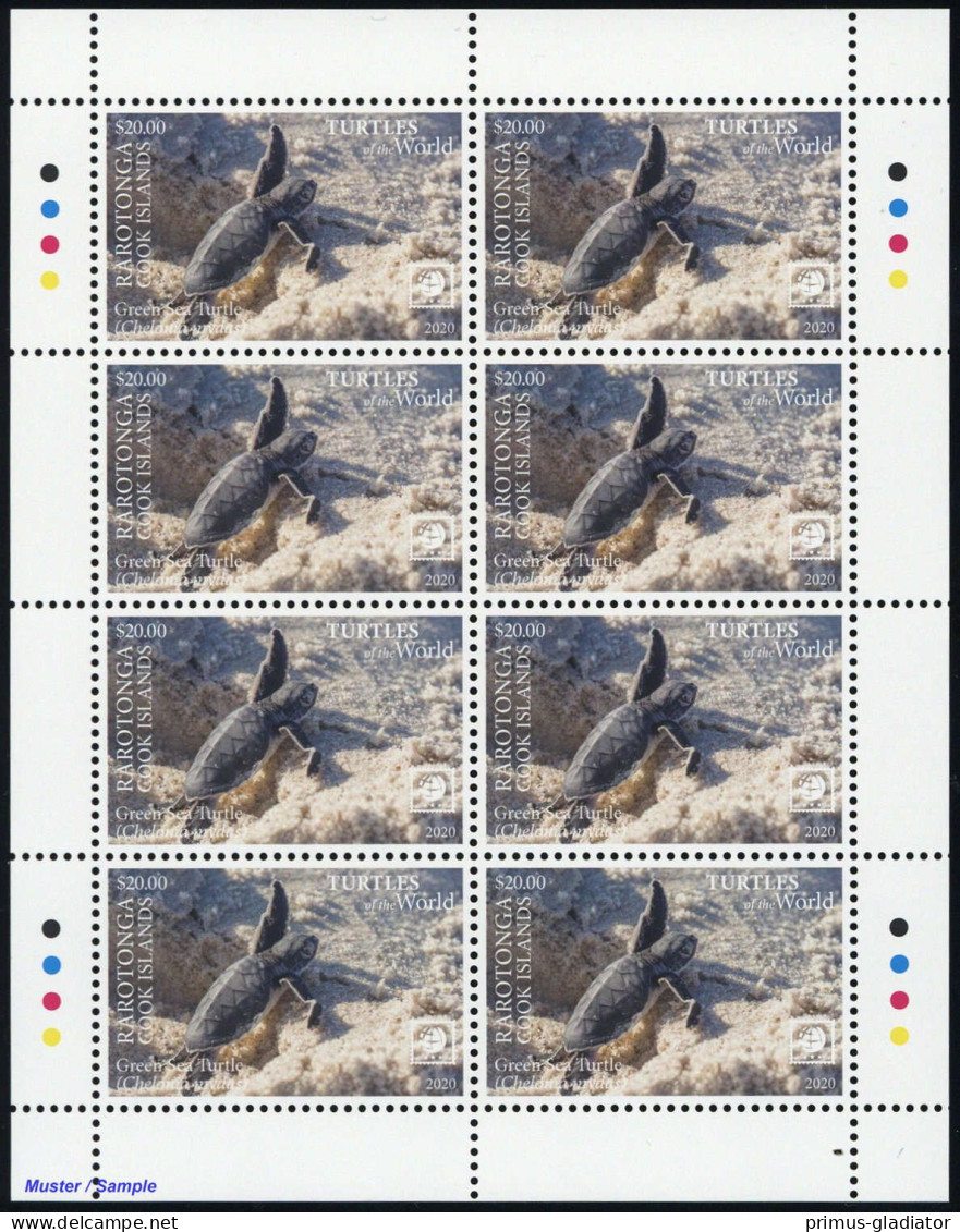 2020, Rarotonga, 120-27 A KB, ** - Oceania (Other)