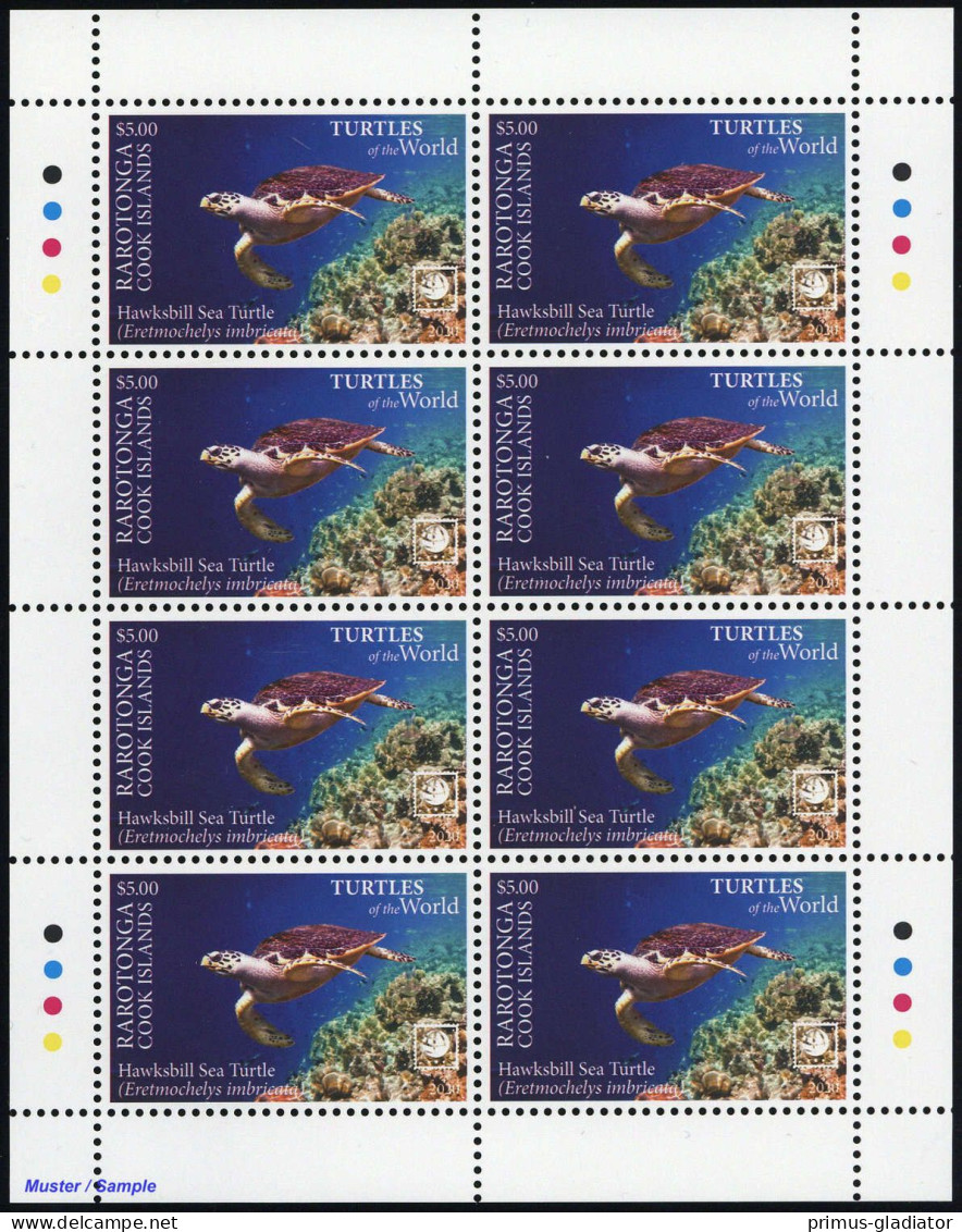 2020, Rarotonga, 120-27 A KB, ** - Andere-Oceanië