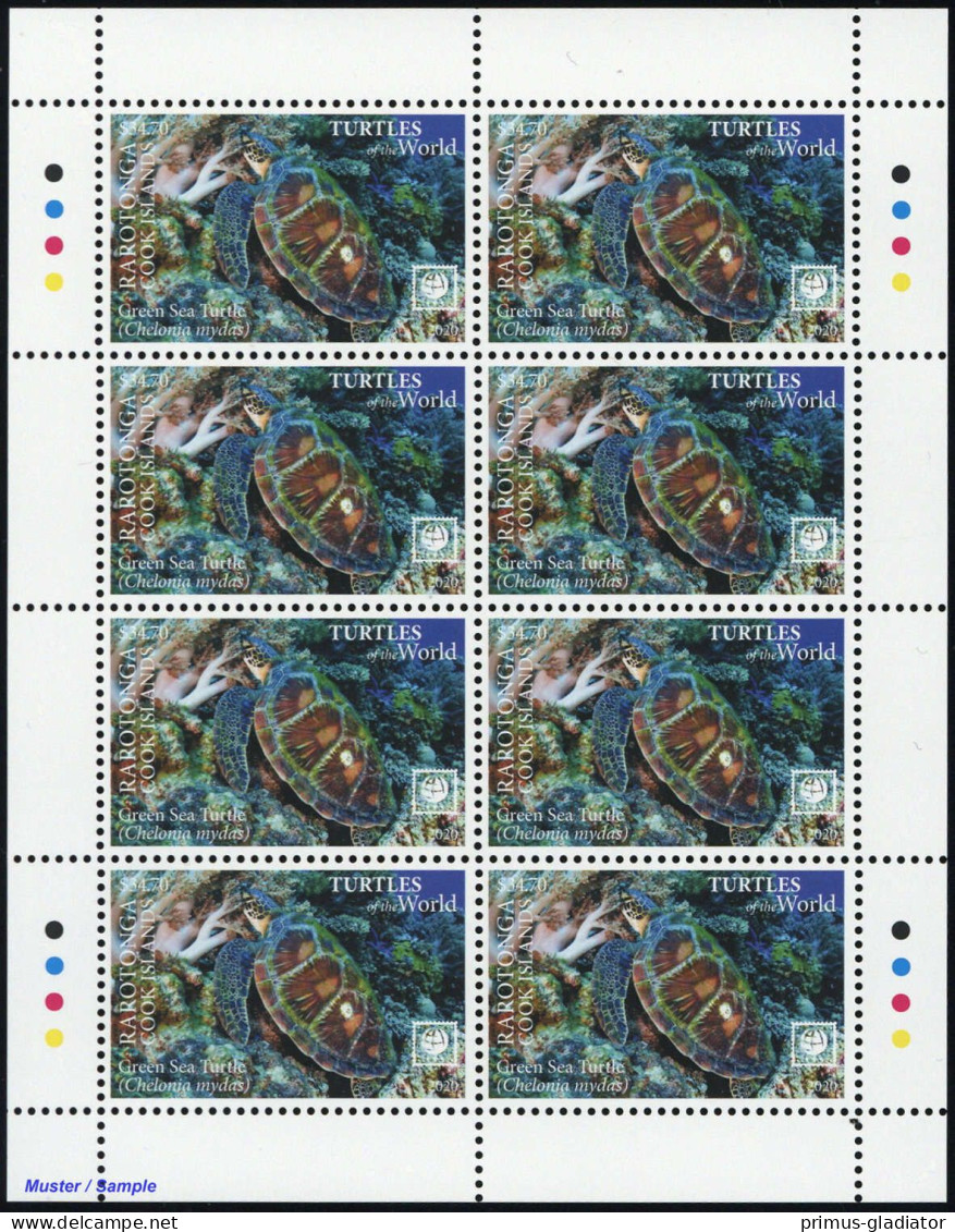 2020, Rarotonga, 120-27 A KB, **