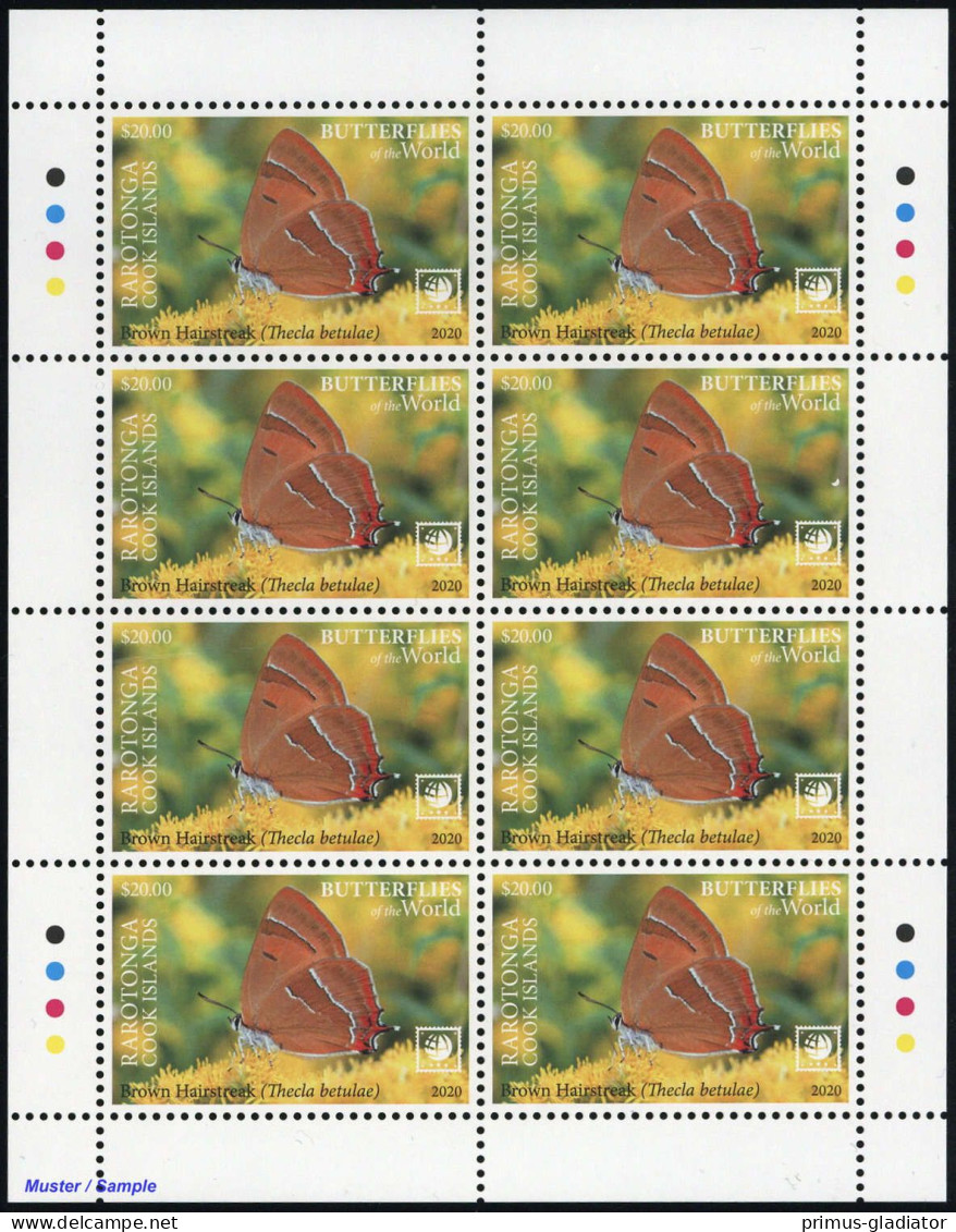 2020, Rarotonga, 168-75 KB, ** - Oceania (Other)