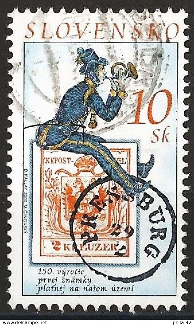 Slovakia 2000 - Mi 369 - YT 323 ( First Slovakian Stamp ) - Gebraucht