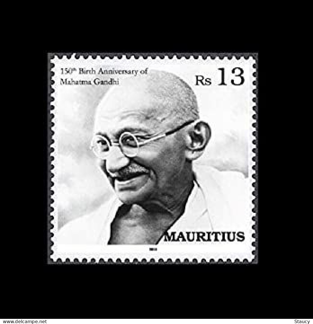 Mauritius  2019 - 150th Birth Anniversary Of Mahatma Gandhi - 1v STAMP MNH As Per Scan P.O Fresh & Fine - Mahatma Gandhi