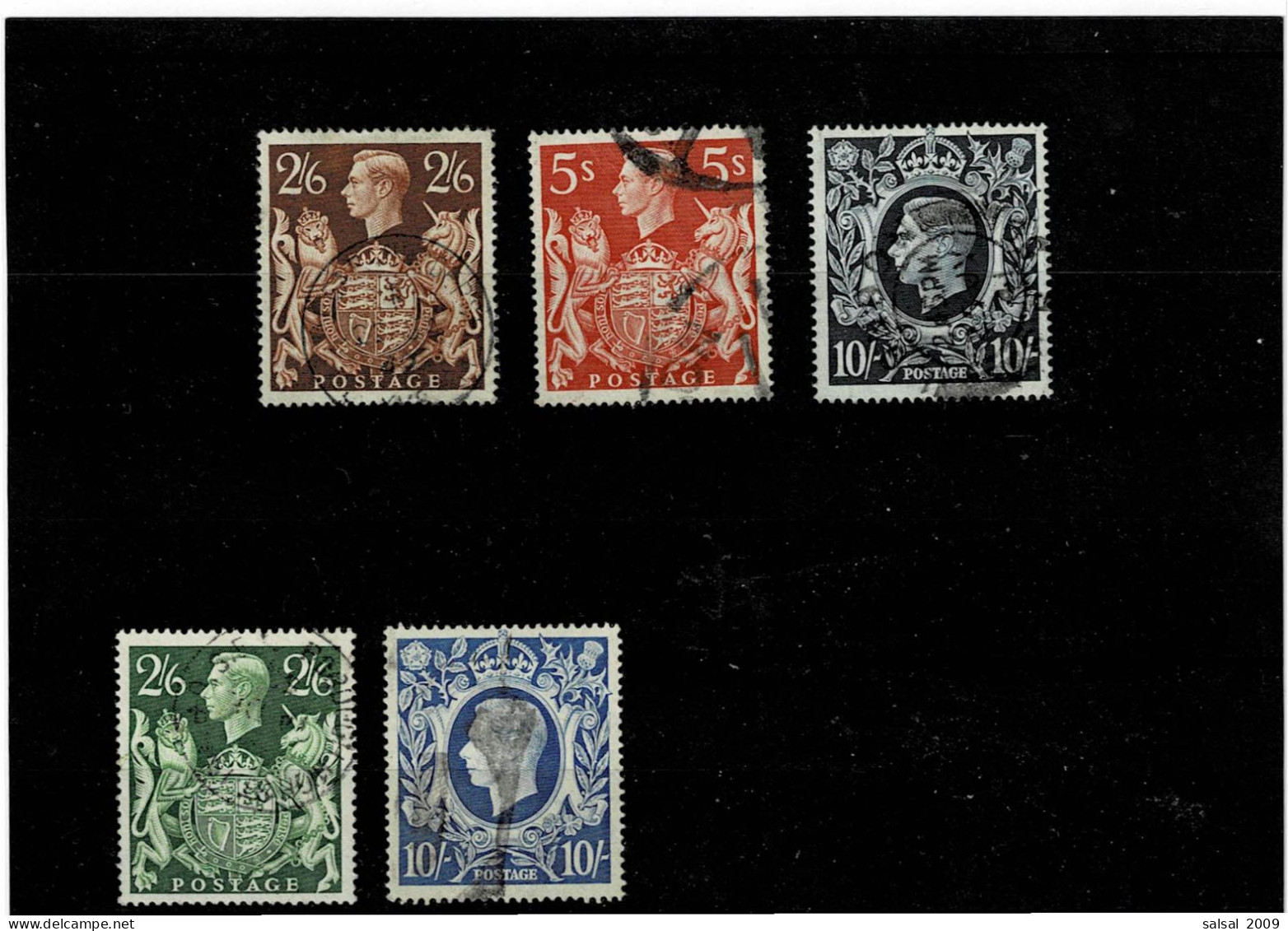 GRAN BRETAGNA ,2 Serie Complete Usate ,qualita Ottima - Used Stamps