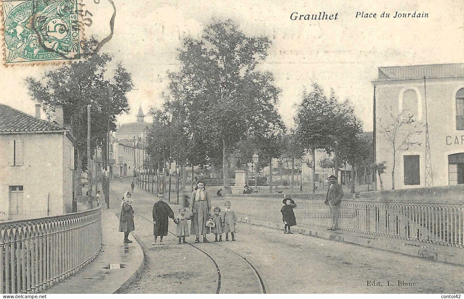 81 GRAULHET PLACE DU JOURDAIN ANIMATION TARN - Graulhet