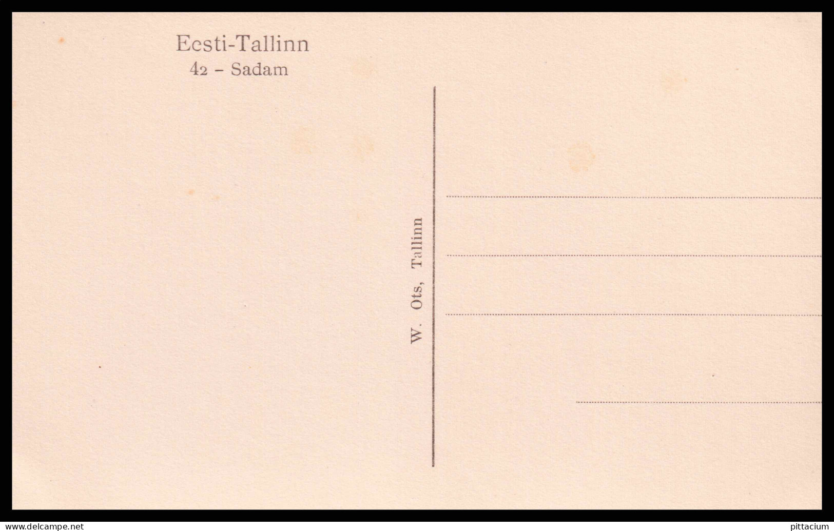 Estland 1930: Ansichtskarte  | Hafen, Industrie, Schiffe  | - Estonie