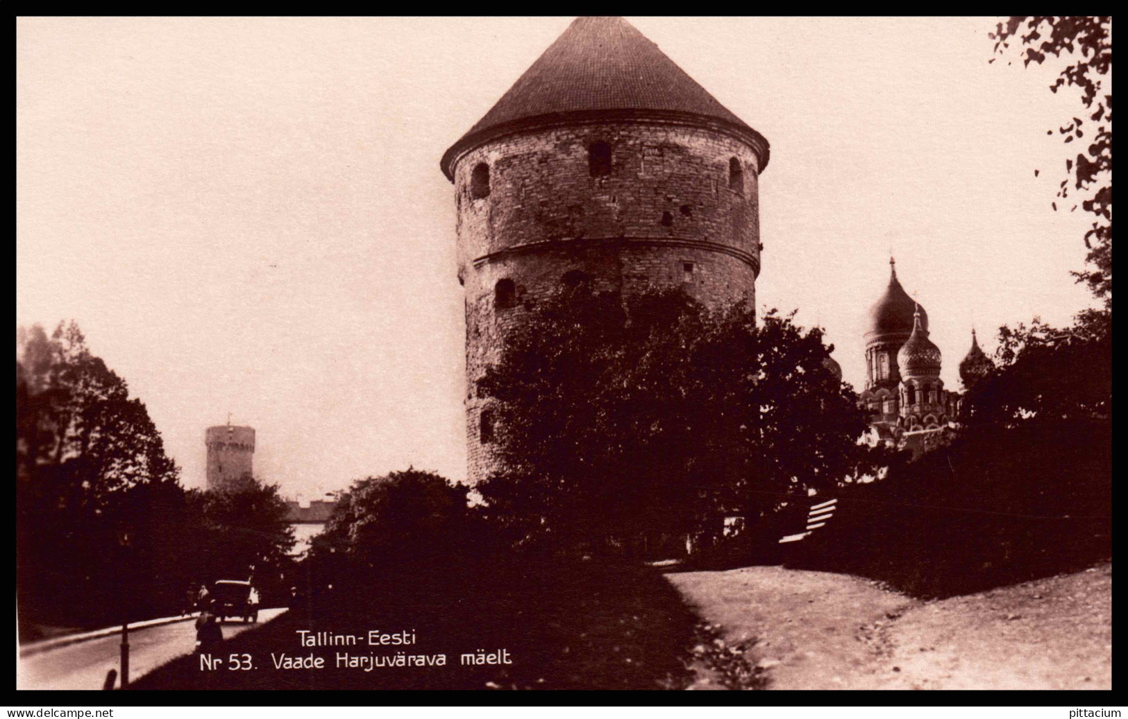 Estland 1930: Ansichtskarte  | Festung, Turm, Verteidigung  | - Estonie