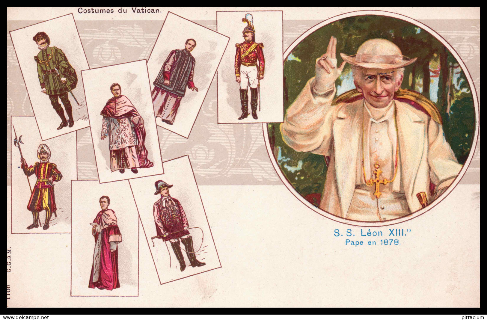 Vatikanstadt 1905: Ansichtskarte  | Religion, Papst| - Vaticano