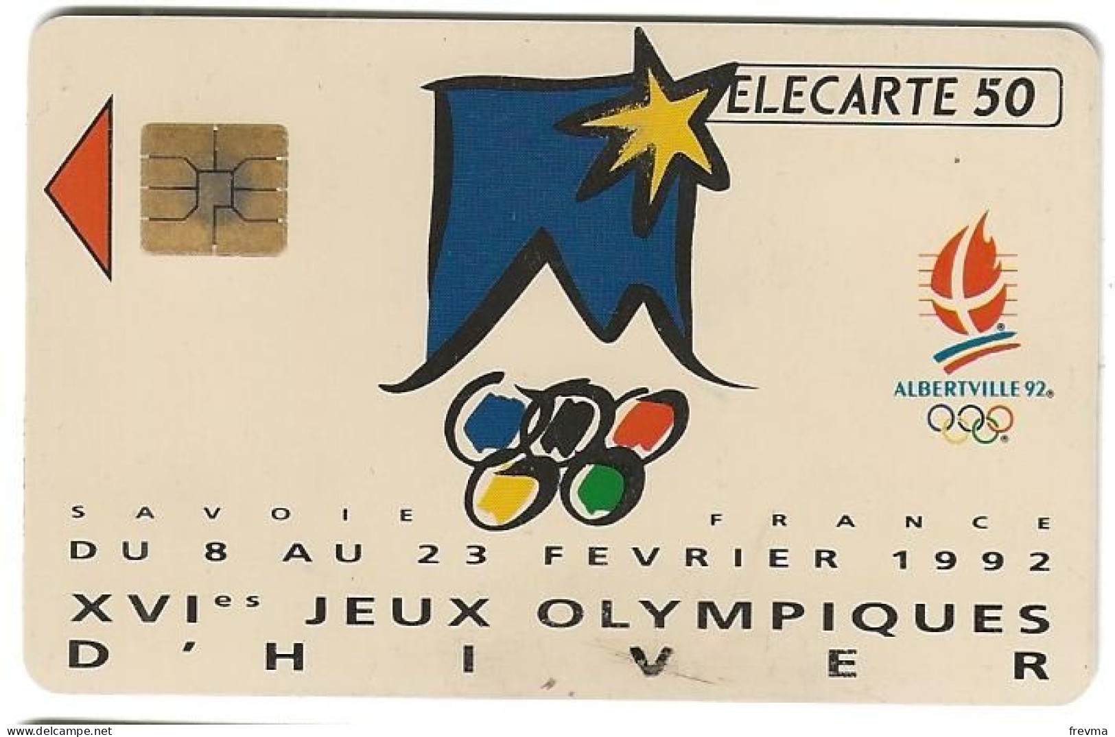 Telecarte F228 Alberville 50 Unités Luxe SO3 - 1992