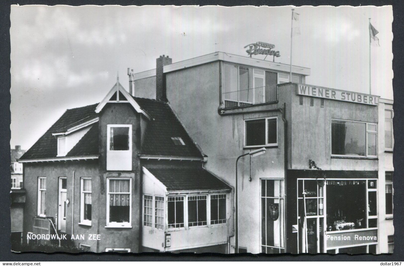 ** Pension Rendva , Schäferstraat 12 , Noordwijk Aan Zee  ** -  Not Used  -  2 Scans For Originalscan !! - Noordwijk (aan Zee)