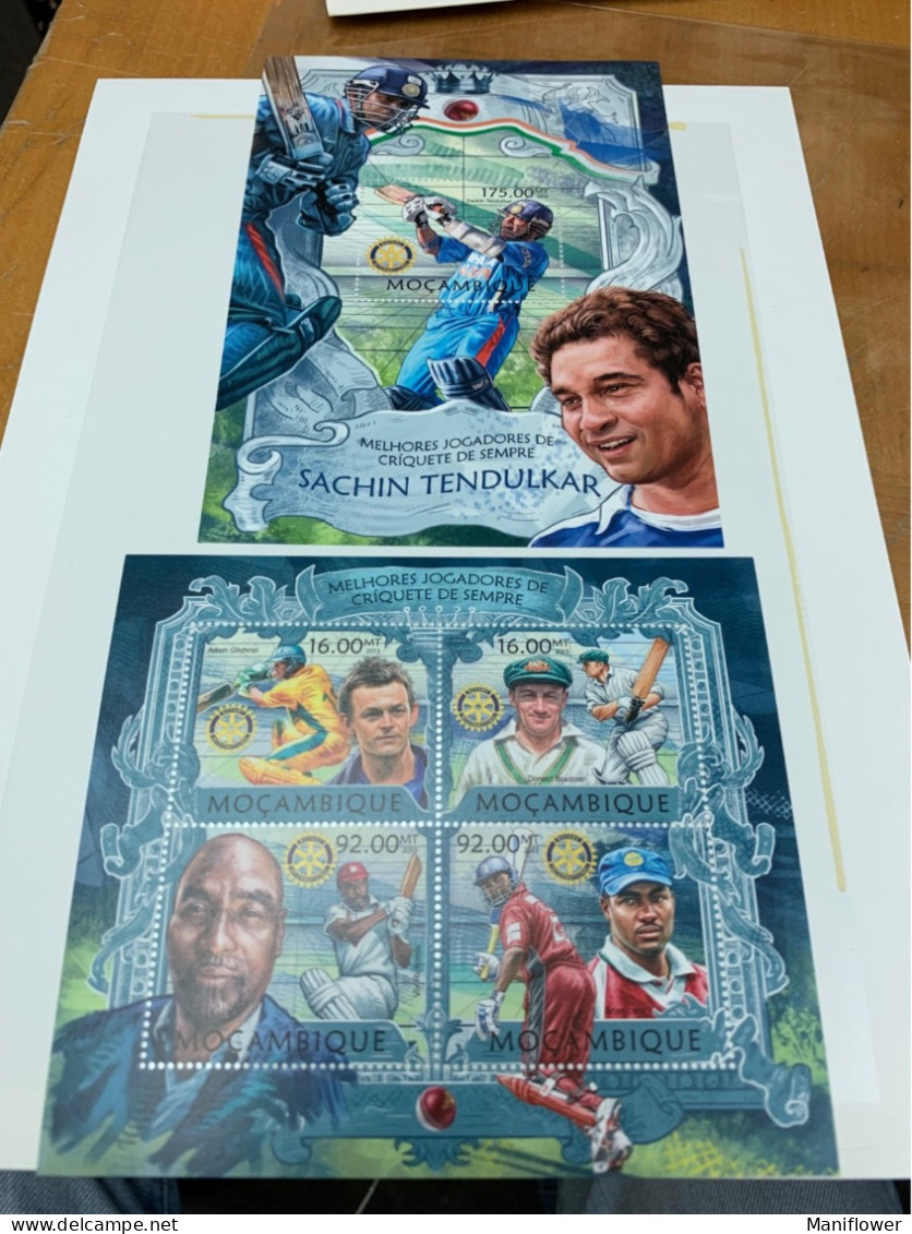 Mocambique Stamp Sports Cricket MNH 2013 - Copa America