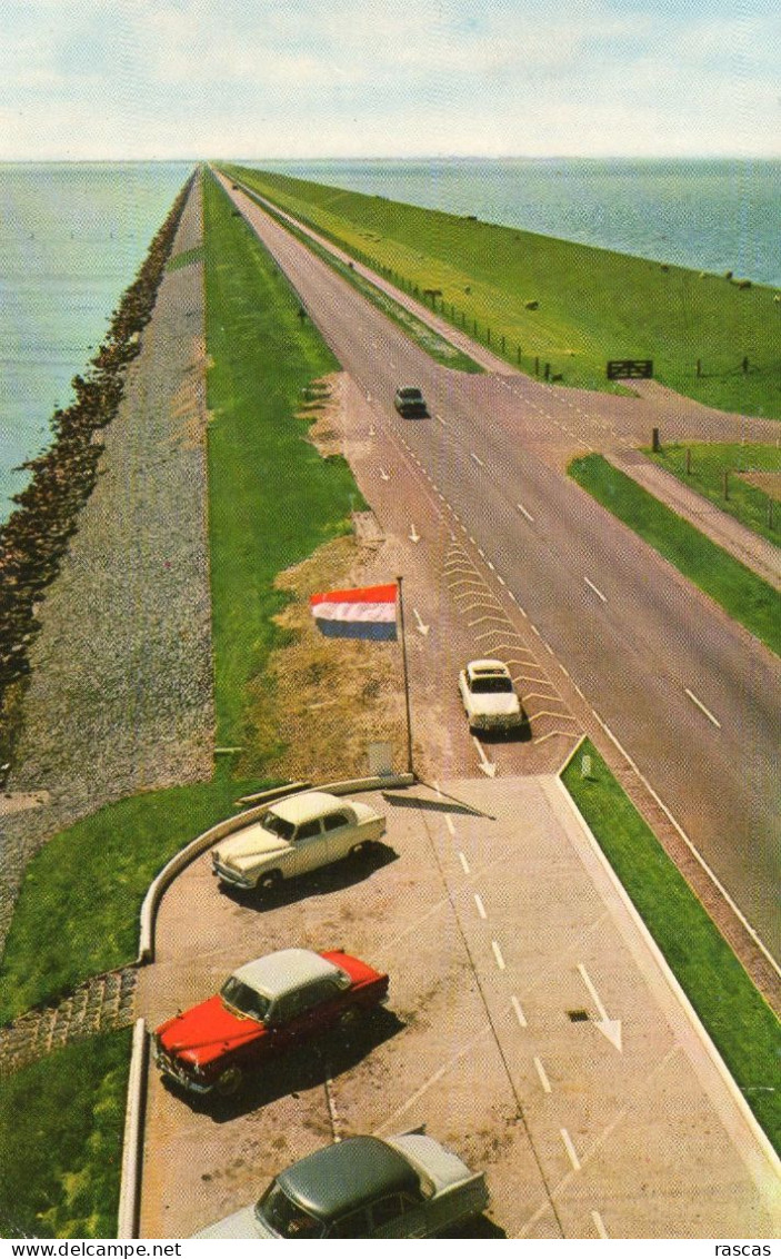 CPM - K - HOLLANDE - PAYS BAS - NEDERLAND - AFSLUITDIJK HOLLAND FRIESLAND - LA DIGUE LONGUE DE 30 KM - Den Oever (& Afsluitdijk)