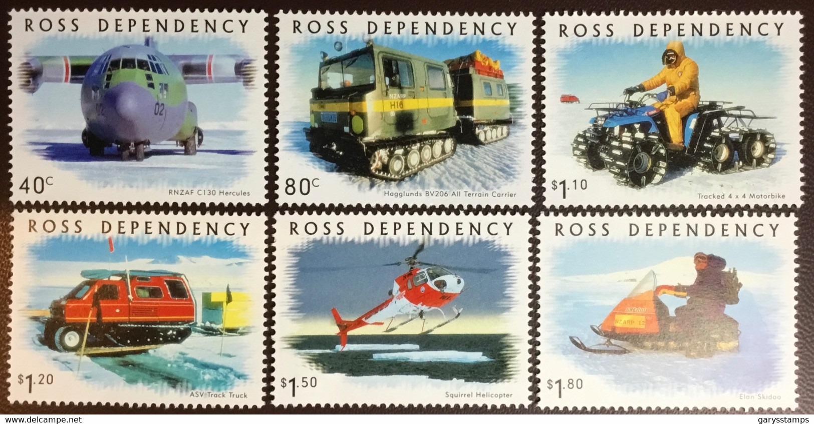 Ross Dependency 2000 Transportation MNH - Unused Stamps