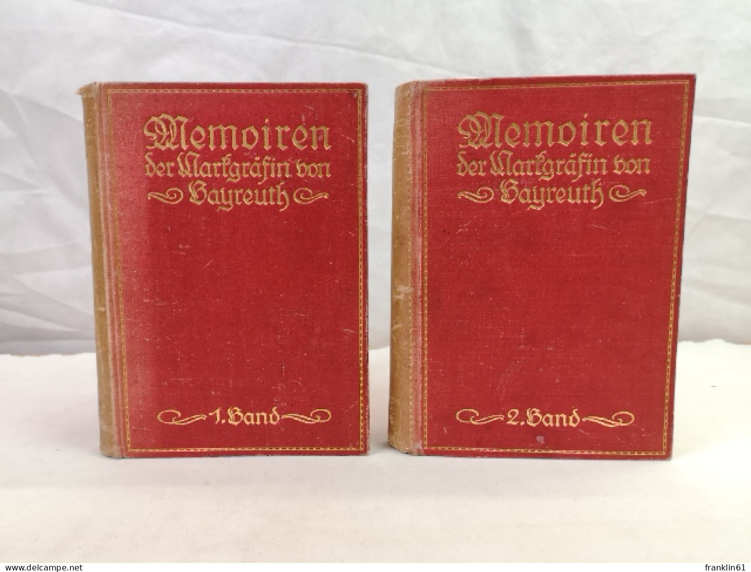 Memoiren Der Markgräfin Wilhelmine Von Bayreuth. 2 Bände Komplett. - Gedichten En Essays