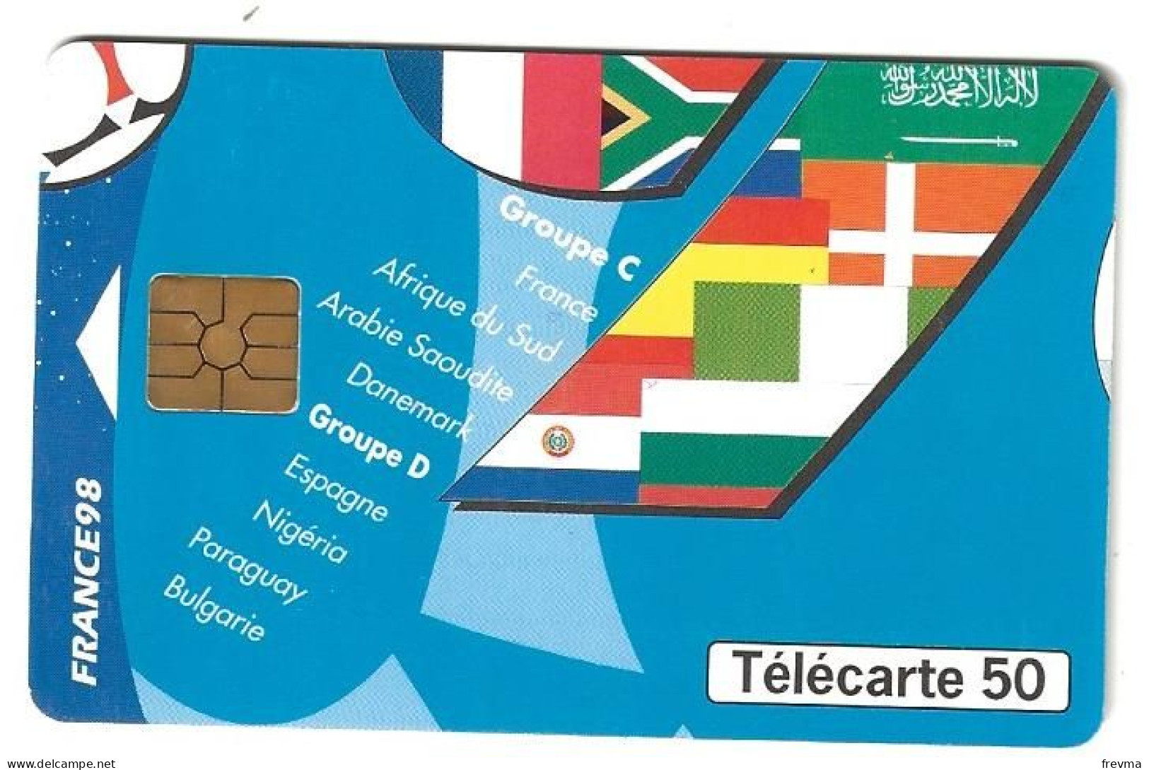 Telecarte F835 Groupe C 50 Unités Luxe GEM 2 - 1998