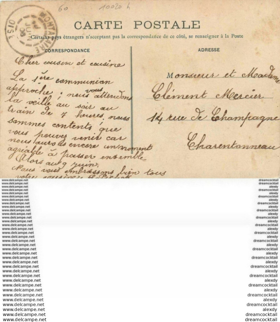 60 MONTATAIRE. Le Château 1906 - Montataire
