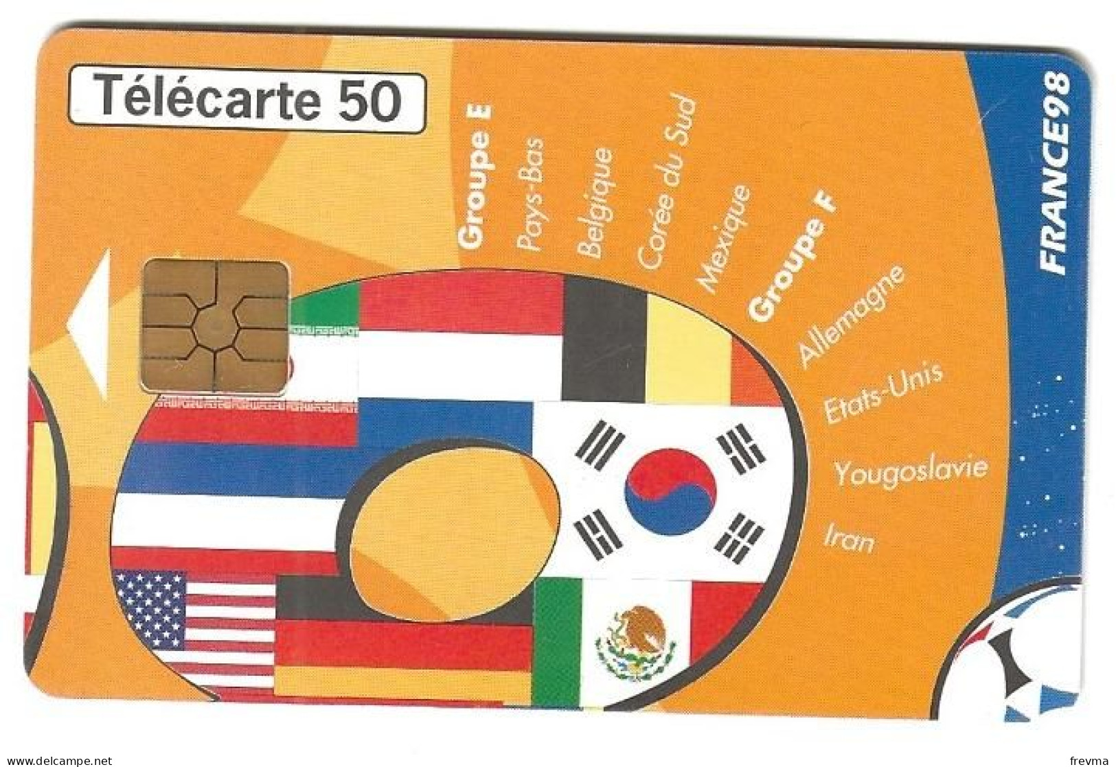 Telecarte F835 Groupe E 50 Unités Luxe GEM 2 - 1998