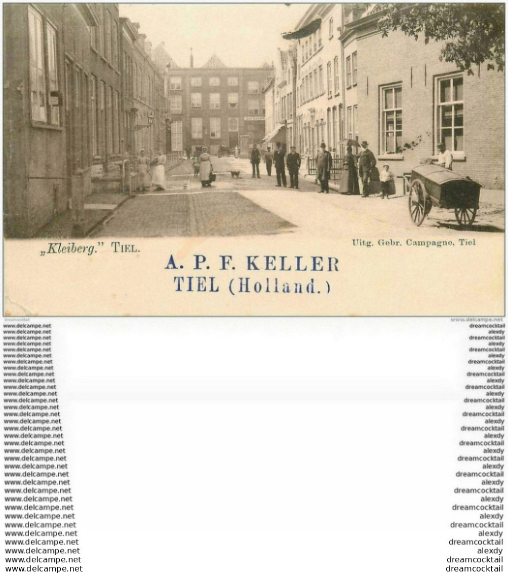 PAYS BAS. Tiel Gelderland Kleiberg 1900. Petit Pli Coin Gauche... - Tiel