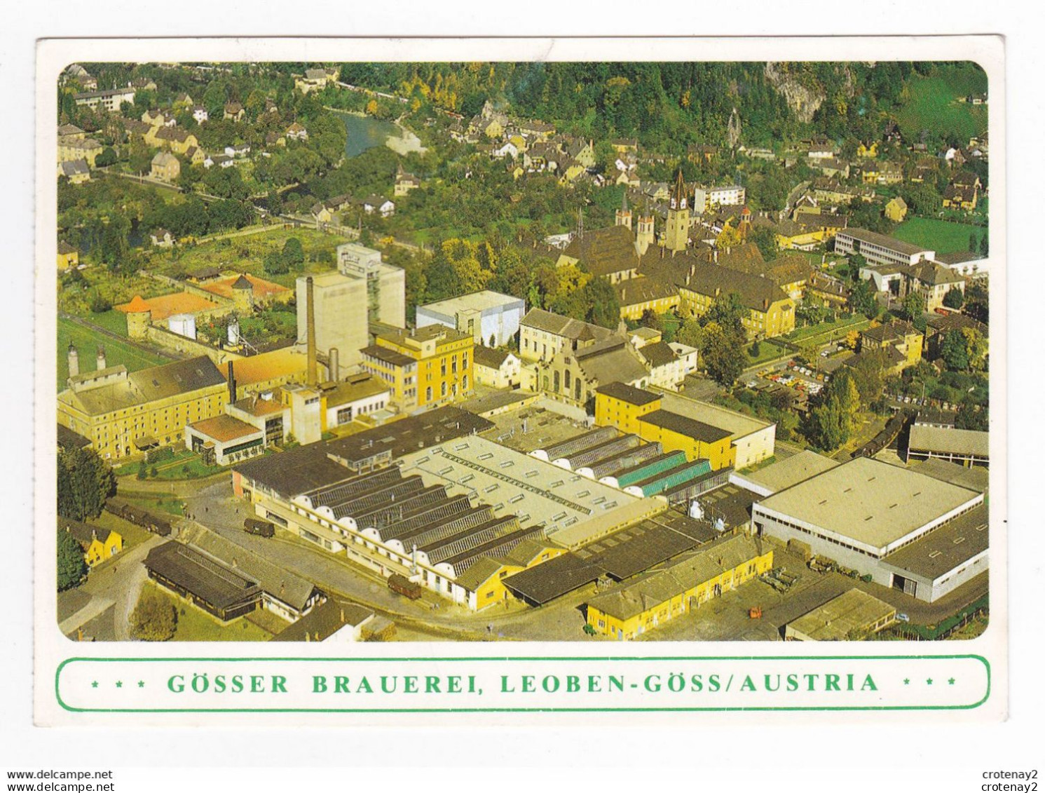 GÖSSER Brauerei Leoben-Göss Bière Austria Voies Ferrées Wagons Embranchement VOIR DOS - Leoben