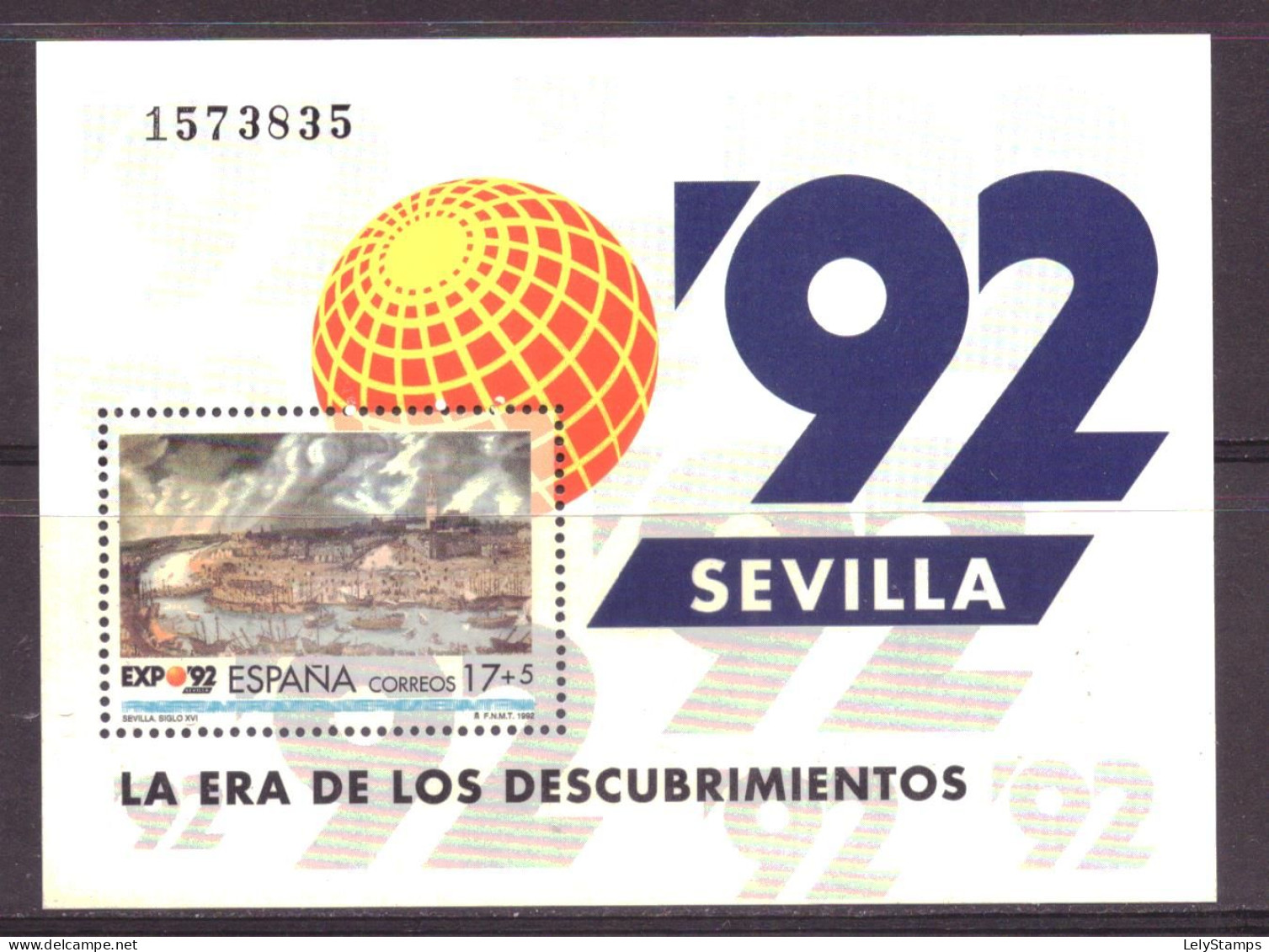 Spanje / Spain / Espana Block 43 MNH ** (1992) - Blocs & Hojas