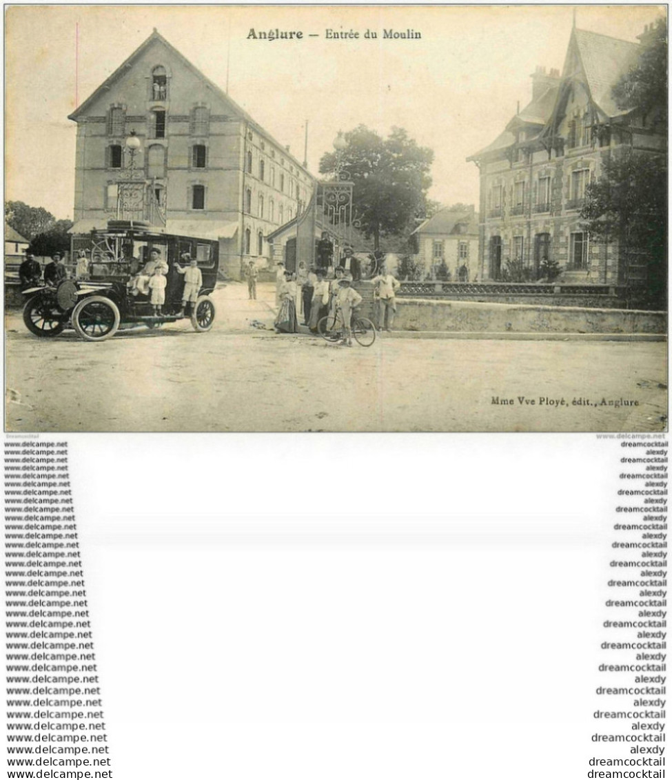 51 ANGLURE. Voiture Camionnette Ancienne à L'Entrée Du Moulin 1910 - Anglure
