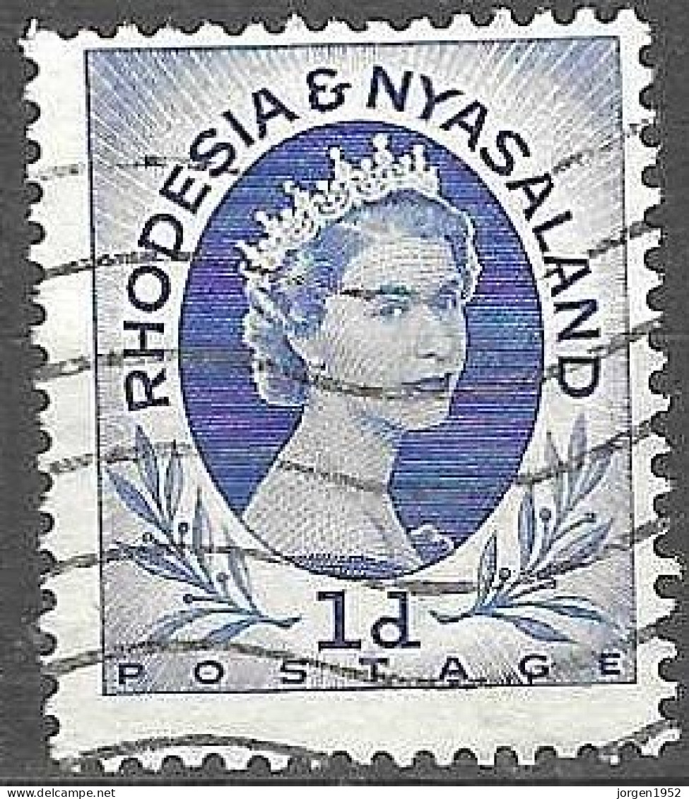 GREAT BRITAIN # RHODESIA & NYASALAND  FROM 1954 STAMPWORLD 2 - Rhodesië & Nyasaland (1954-1963)