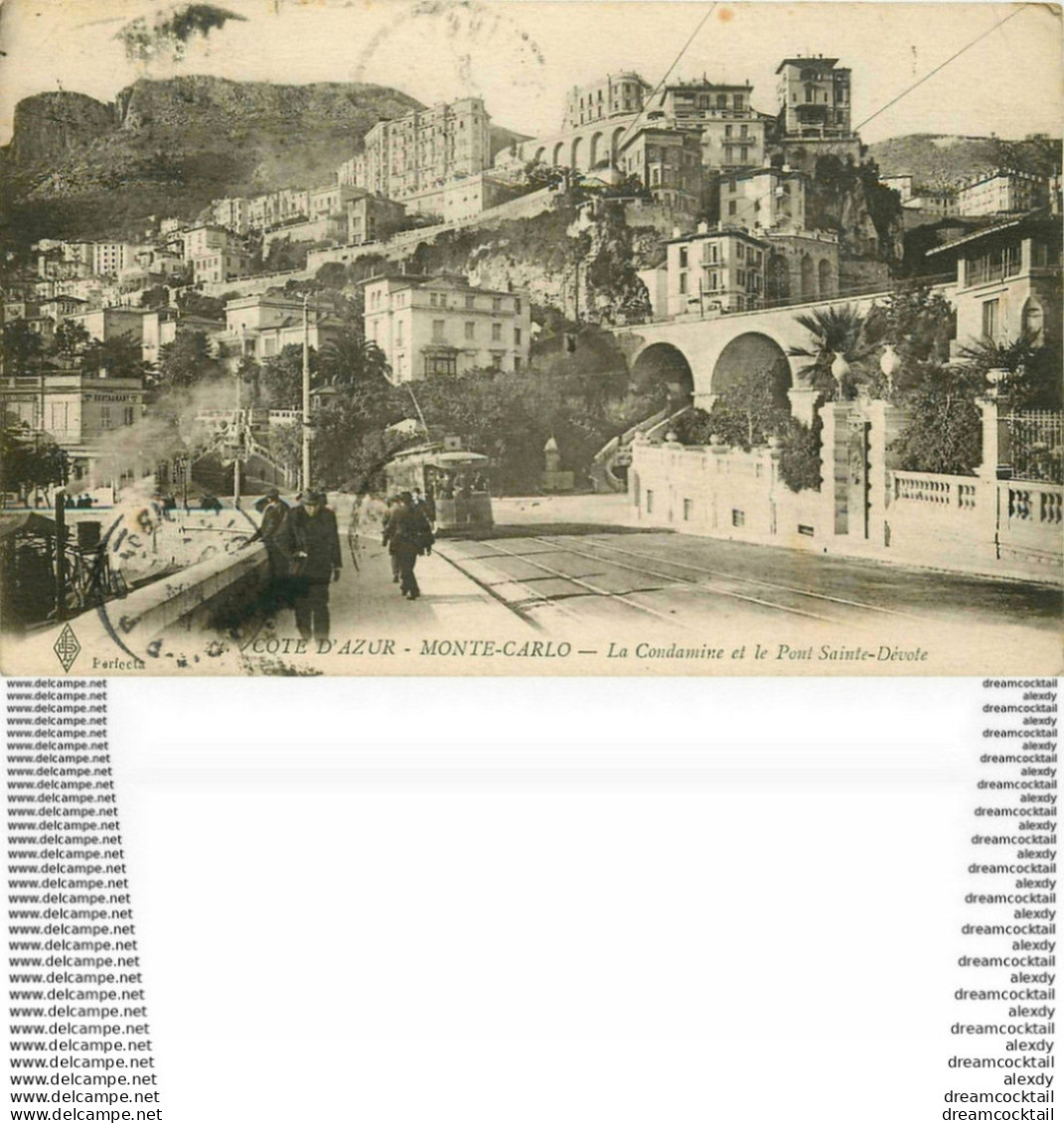 WW MONACO MONTE-CARLO. Condamine Et Pont Sainte-Dévote 1914 - La Condamine