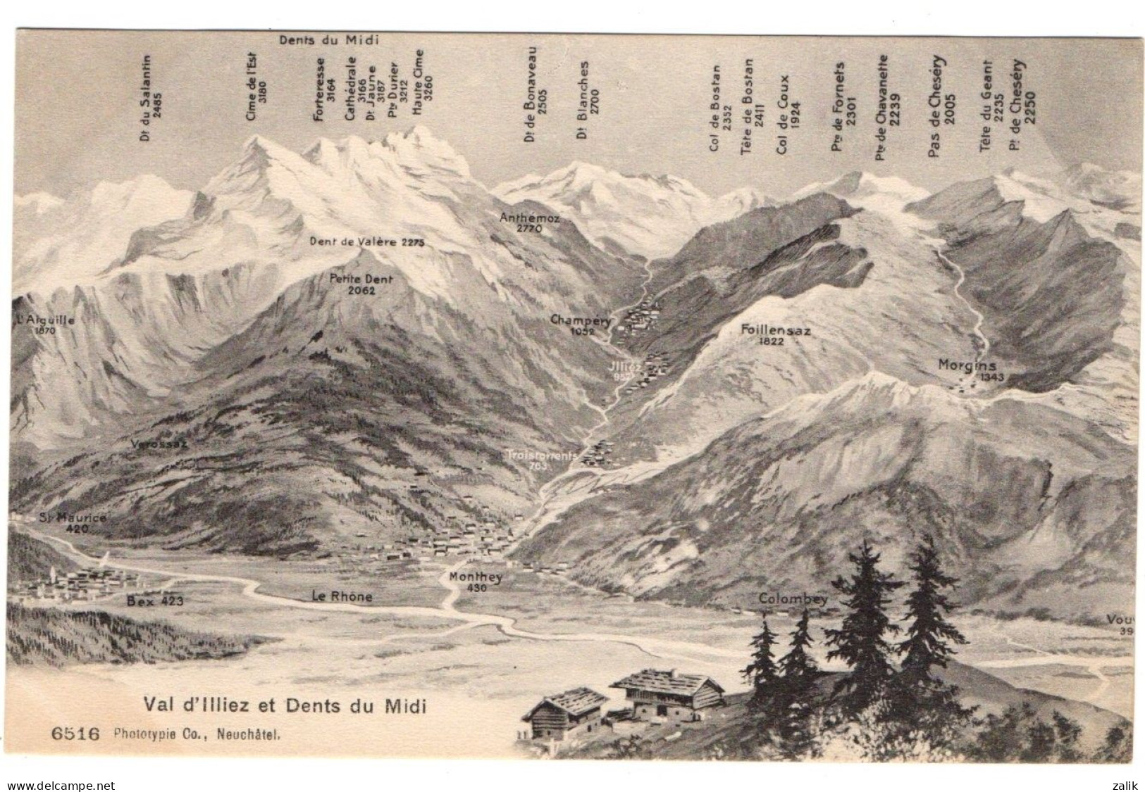 Val D'Illiez Et Dents Du Midi - Val-d'Illiez 