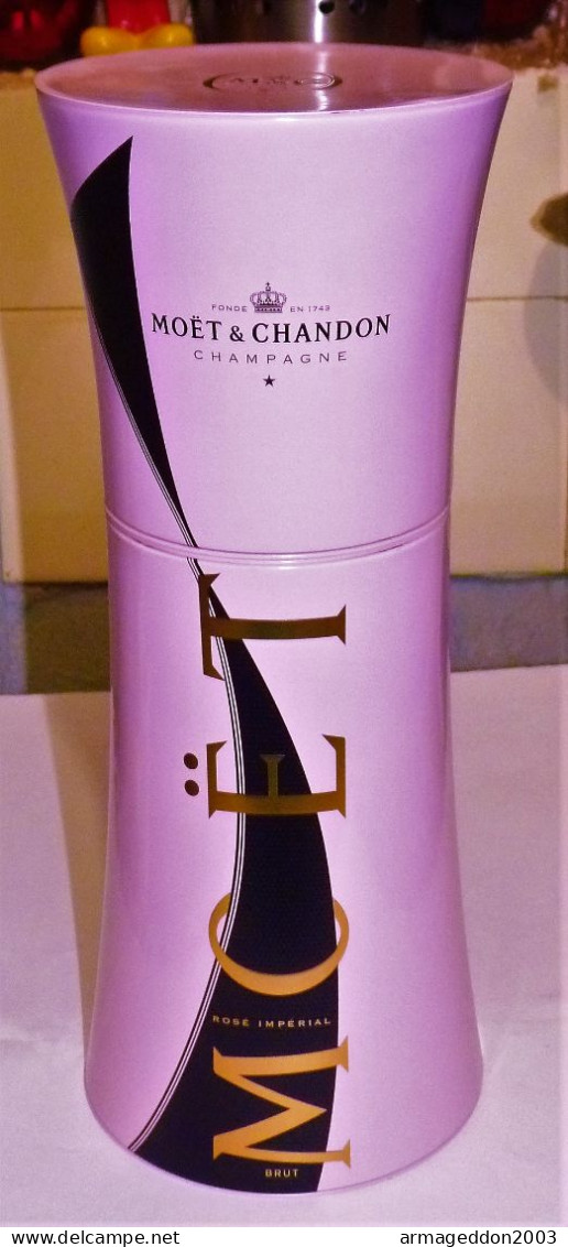 Coffret Collector Champagne Moët Et Chandon Rosé Imperial ISOTHERME 2 HEURES TBE - Alcolici